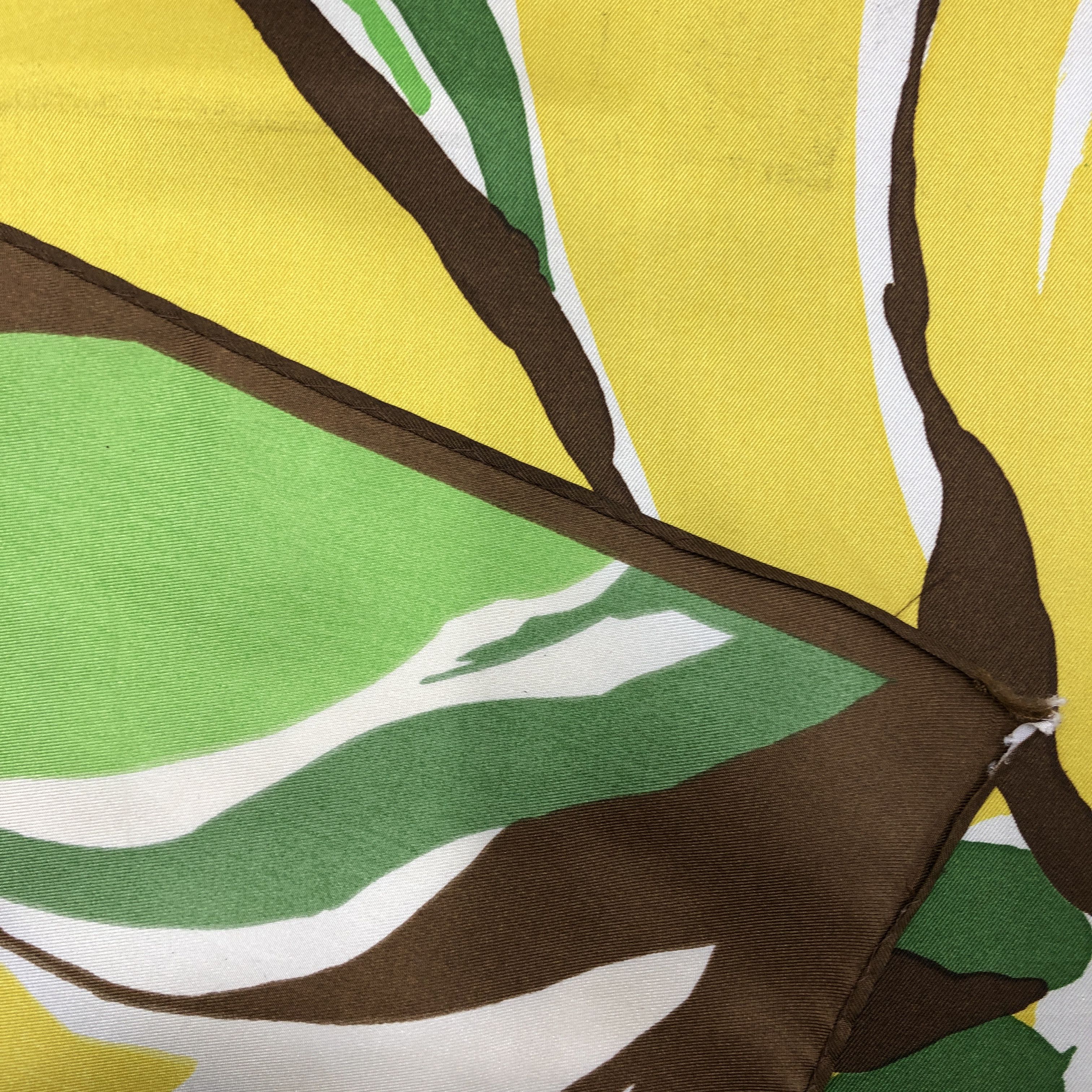 Japanese Brand Vintage 90s Floral SILK Scarf Twill Stole Wraps Scarves Size ONE SIZE - 6 Thumbnail