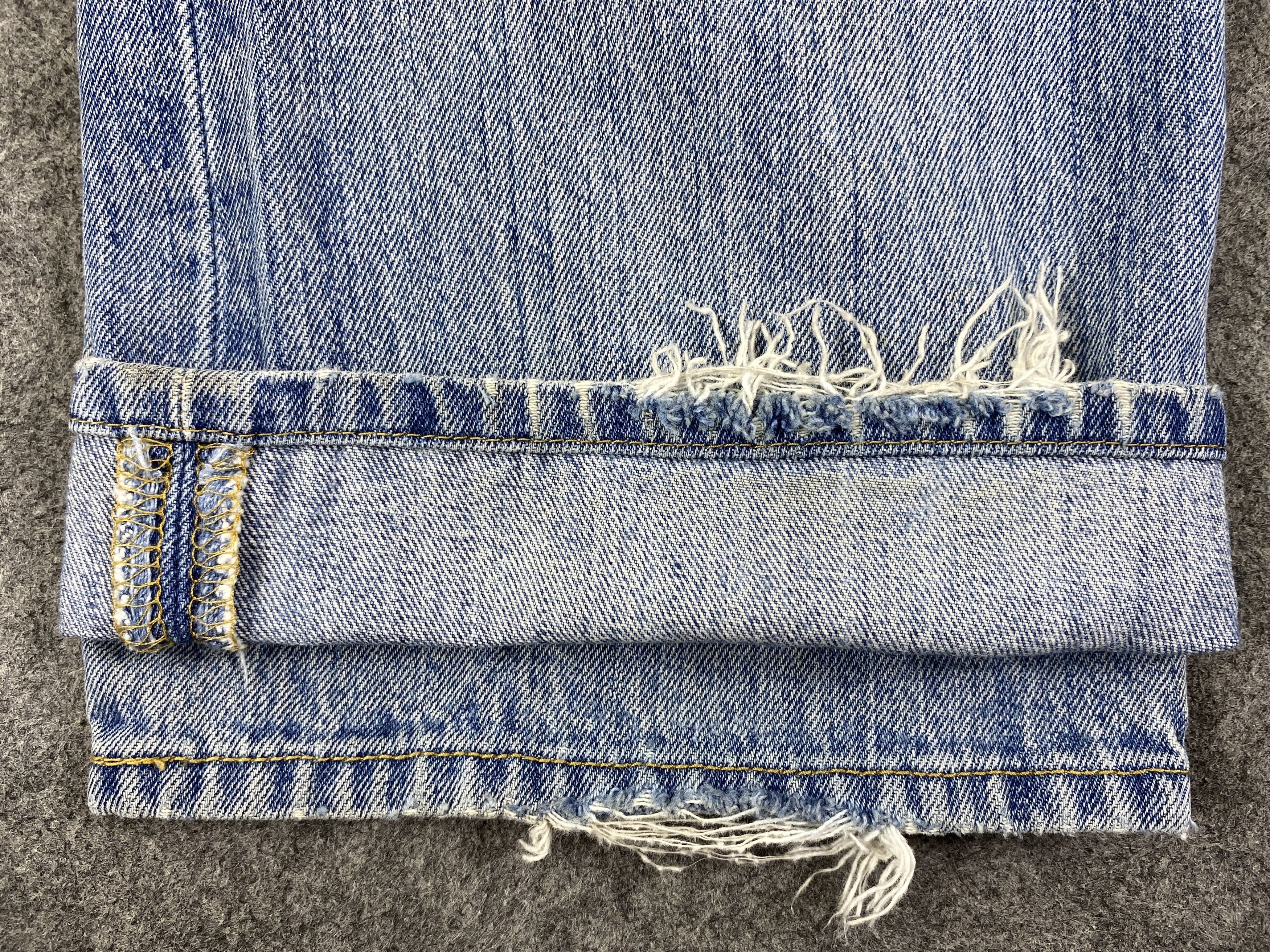 Japanese Brand Light Blue Wash Vintage Levi's 501 34x31.5 Denim -JN1646 Size US 34 / EU 50 - 10 Thumbnail