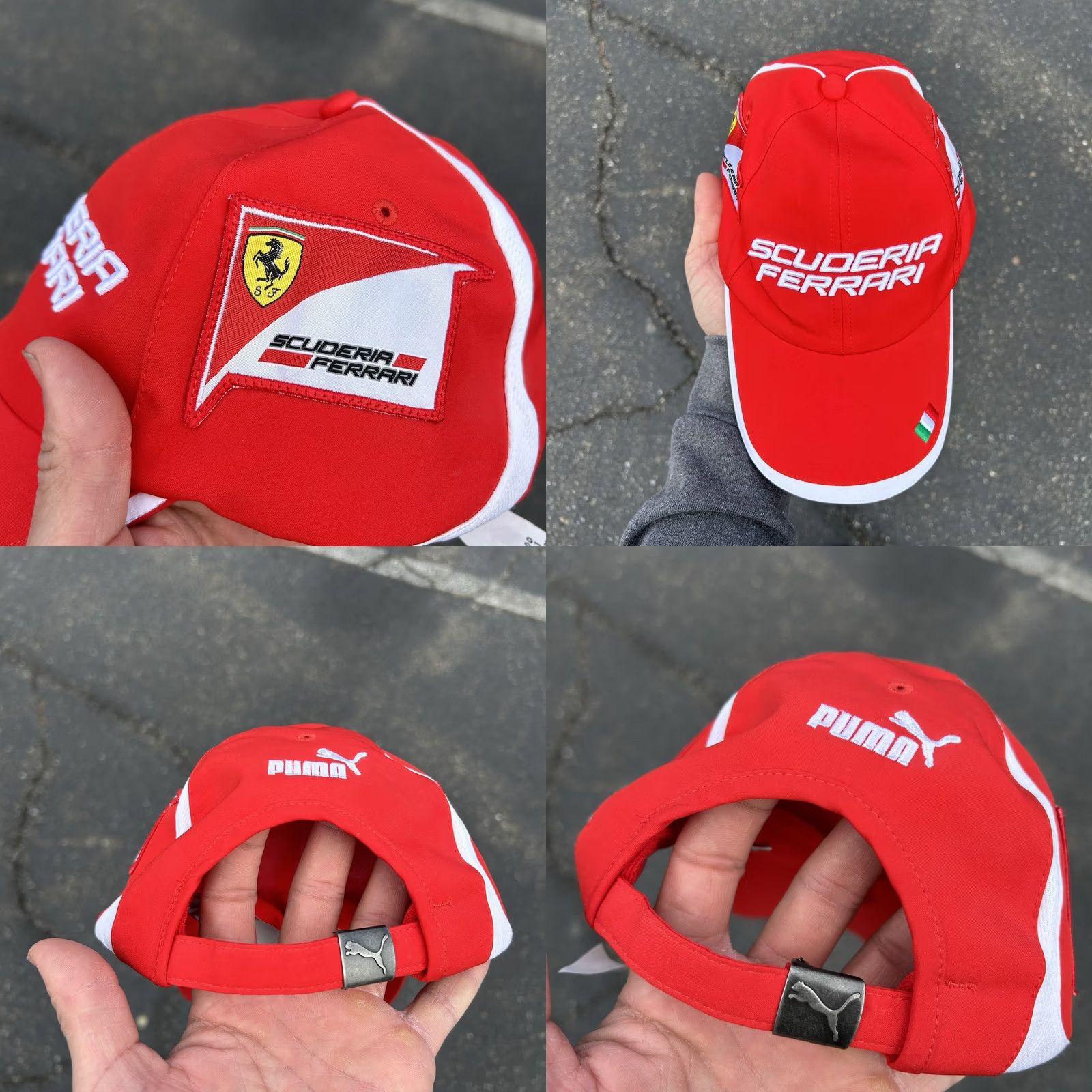 Puma PUMA Scuderia Ferrari Formula F1 Racing Hat Cap Mens One Size Strap Hat Dad Hat Red Size ONE SIZE - 8 Thumbnail