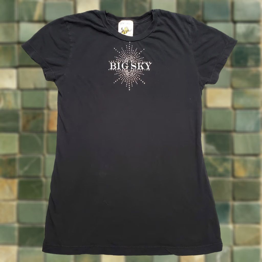 Vintage Montana Shirt Womens XL Black Crewneck 90s Western Casual MT Tourist Bigsky Blingy Tee Shirt Womens XL Black Montana Shirt 90s USA Western Cargo? Size XL / US 12-14 / IT 48-50 - 1 Thumbnail