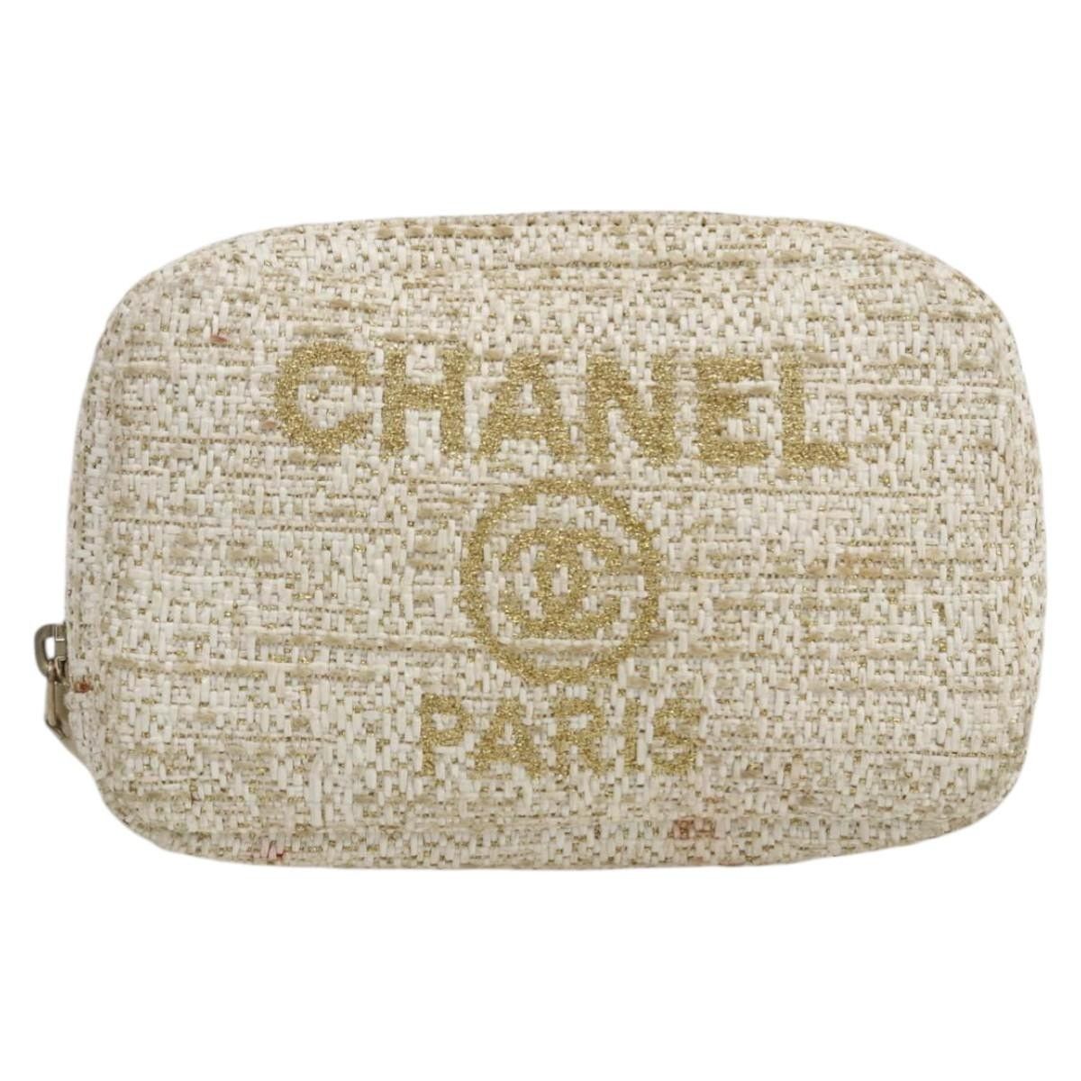 Chanel Chanel Pouch Tweed Size ONE SIZE - 2 Thumbnail