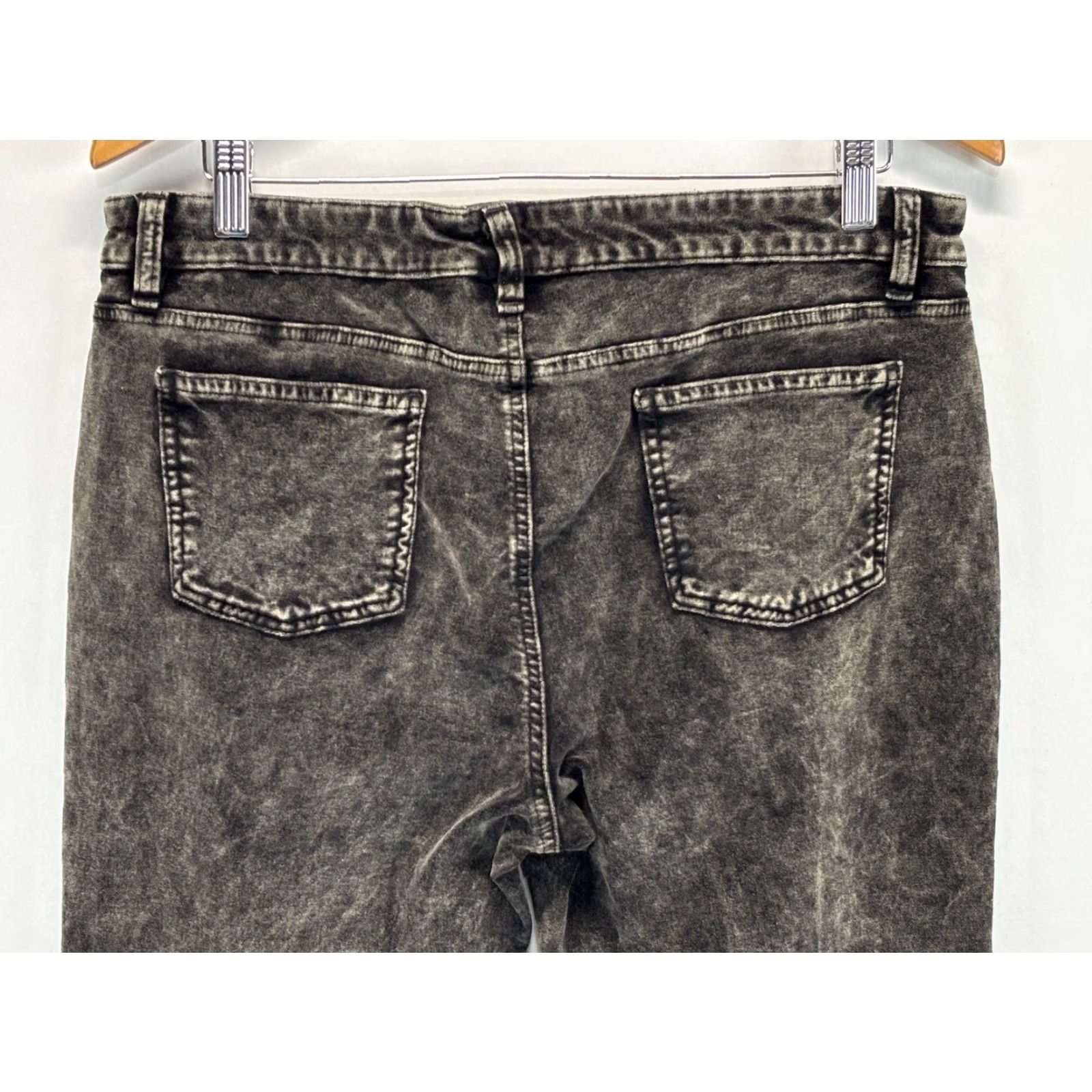 Eileen Fisher Eileen Fisher Womens Jeans Skinny Velveteen Mineral Charcoal Wash 14 33x31 Regular Inseam 31 Size 24" / US 00 / IT 34 - 4 Thumbnail