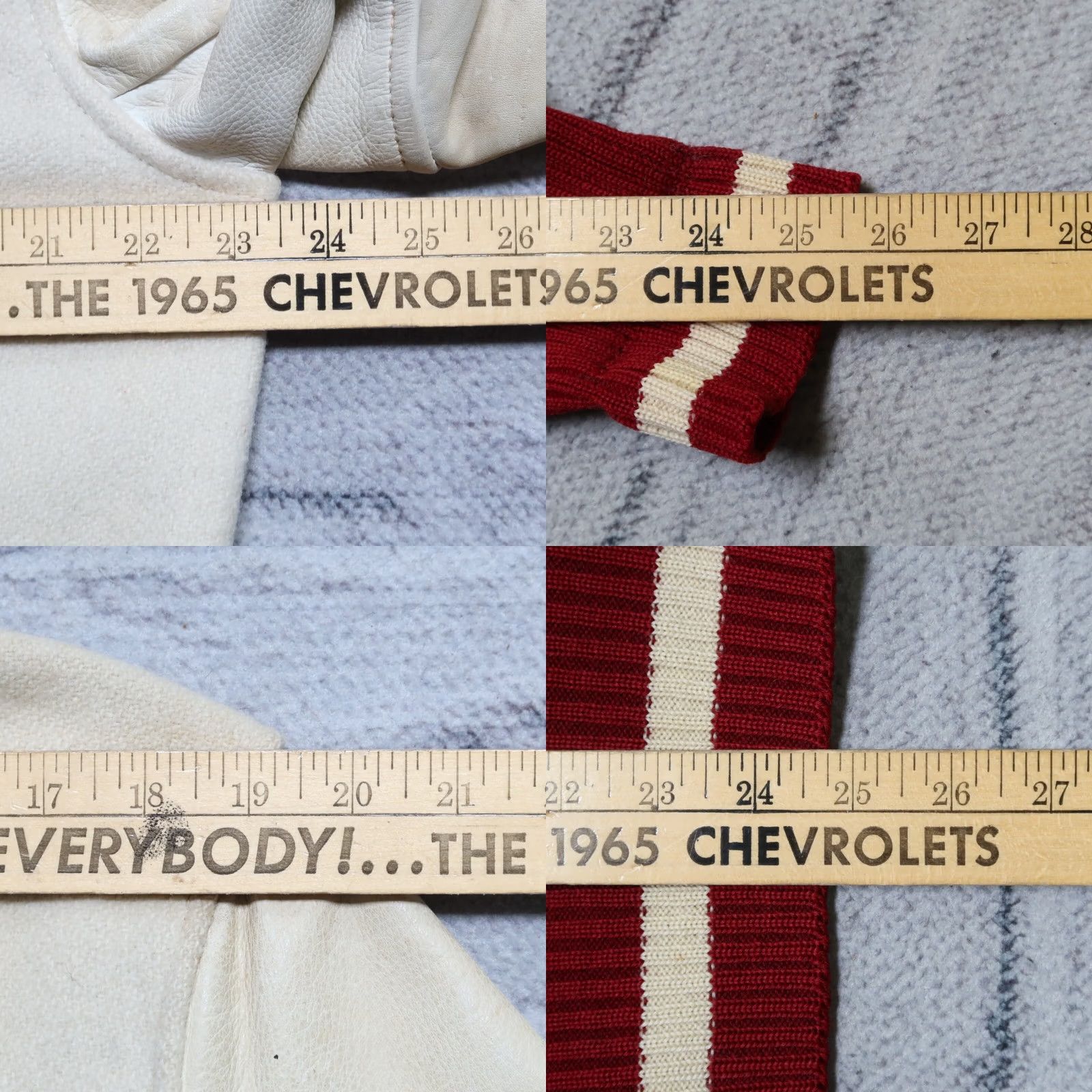 Vintage Vintage Stanford University Wool Leather Varsity Jacket Mens Jacket 44 White 90s Event Stanford University Varsity Jacket Mens Size US S / EU 44-46 / 1 - 9 Thumbnail
