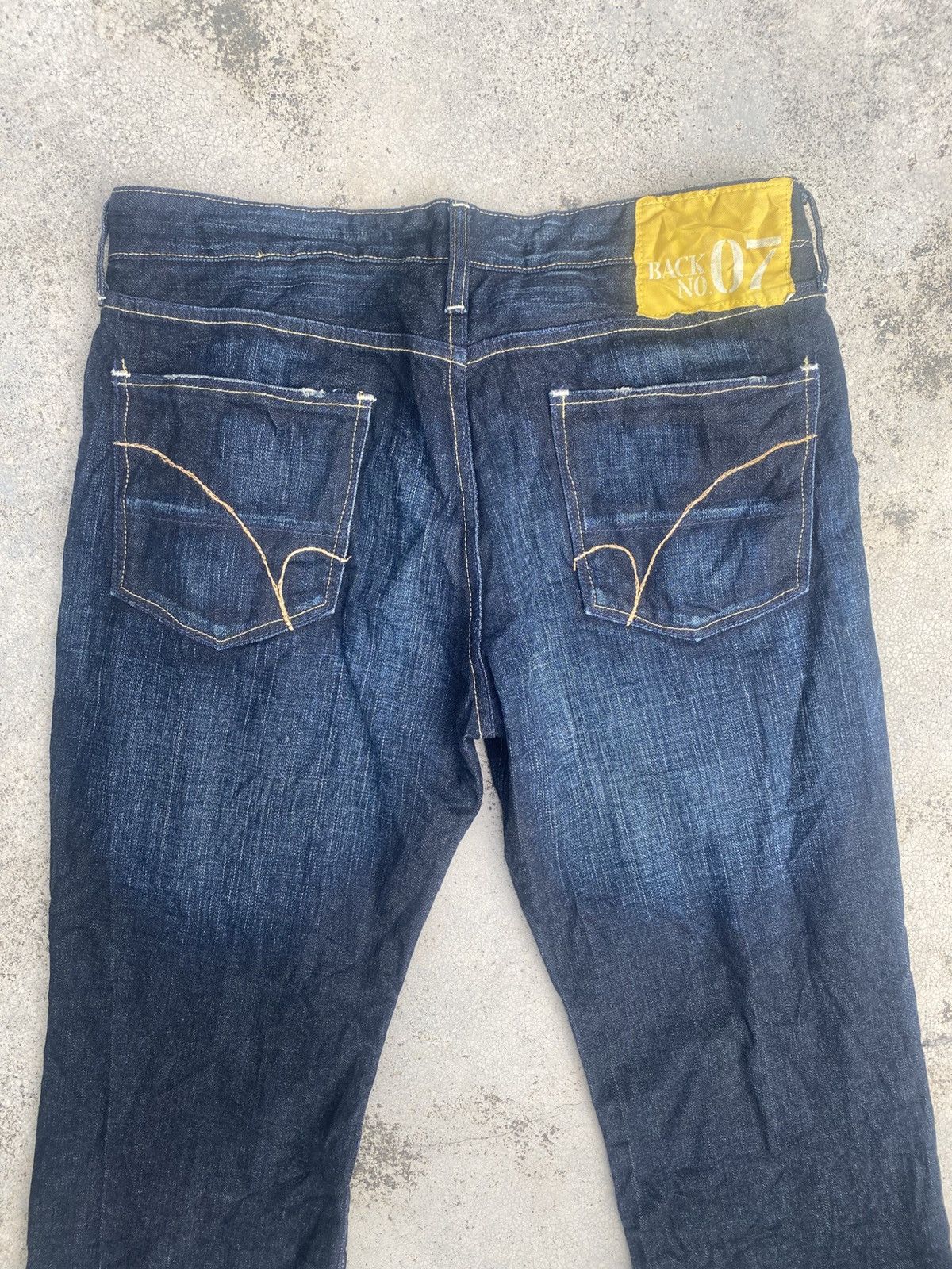 Japanese Brand × Vintage Flare Jeans Back Number Honeycomp Size US 36 / EU 52 - 15 Thumbnail