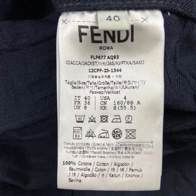 Fendi Fendi Black Leather Men's Outerwear Jacket . Size US L / EU 52-54 / 3 - 6 Thumbnail