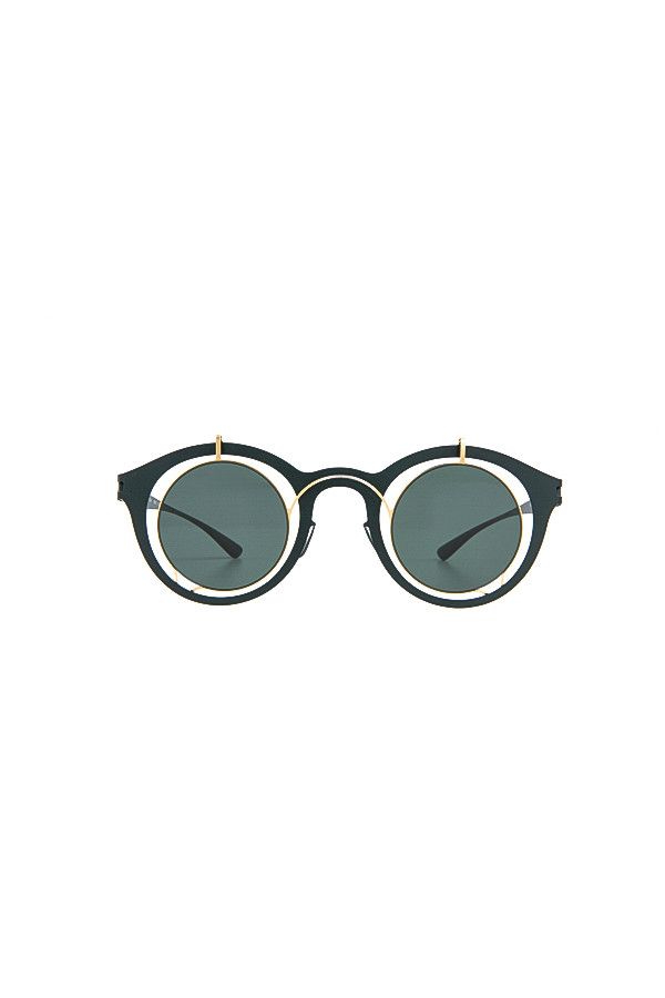 Mykita mykita x damir doma bradfield sunglasses green / gold Size ONE SIZE - 1 Thumbnail