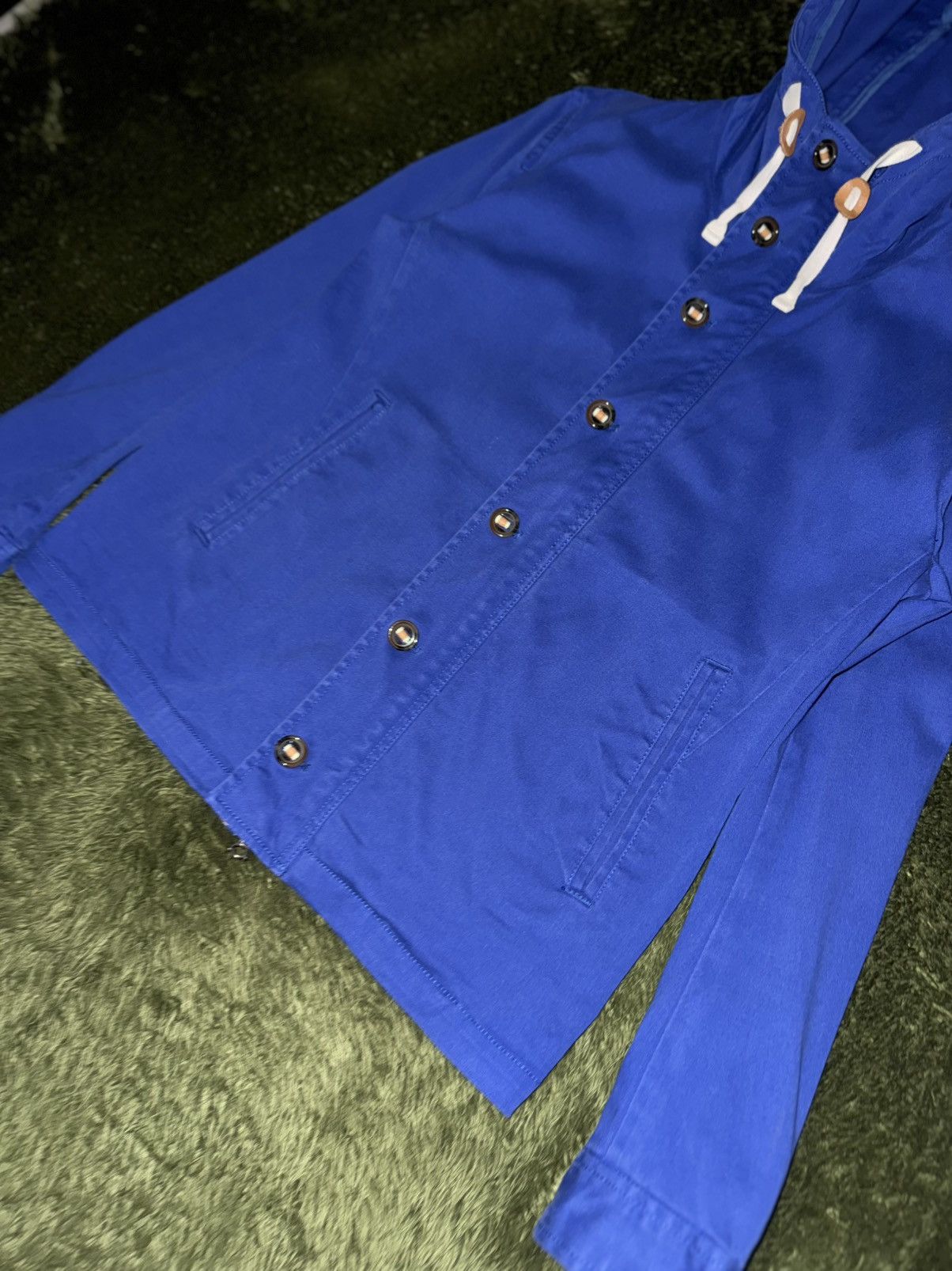 Beams Japan [M] BEAMS Two-Way Hooded Cotton Jacket Blue Size US L / EU 52-54 / 3 - 3 Thumbnail