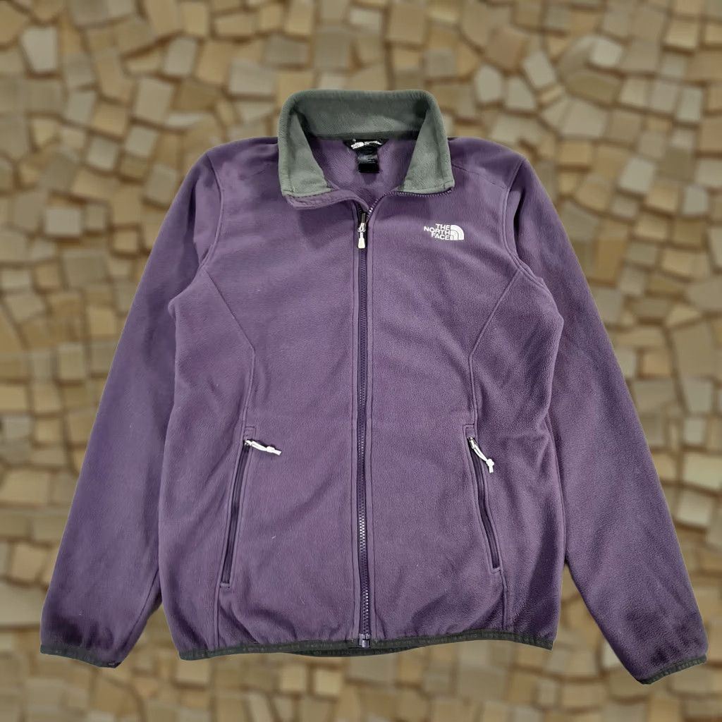 The North Face The North Face Men Jacket Purple Medium Fleece Full Zip Sweatshirt Size US M / EU 48-50 / 2 - 1 Thumbnail