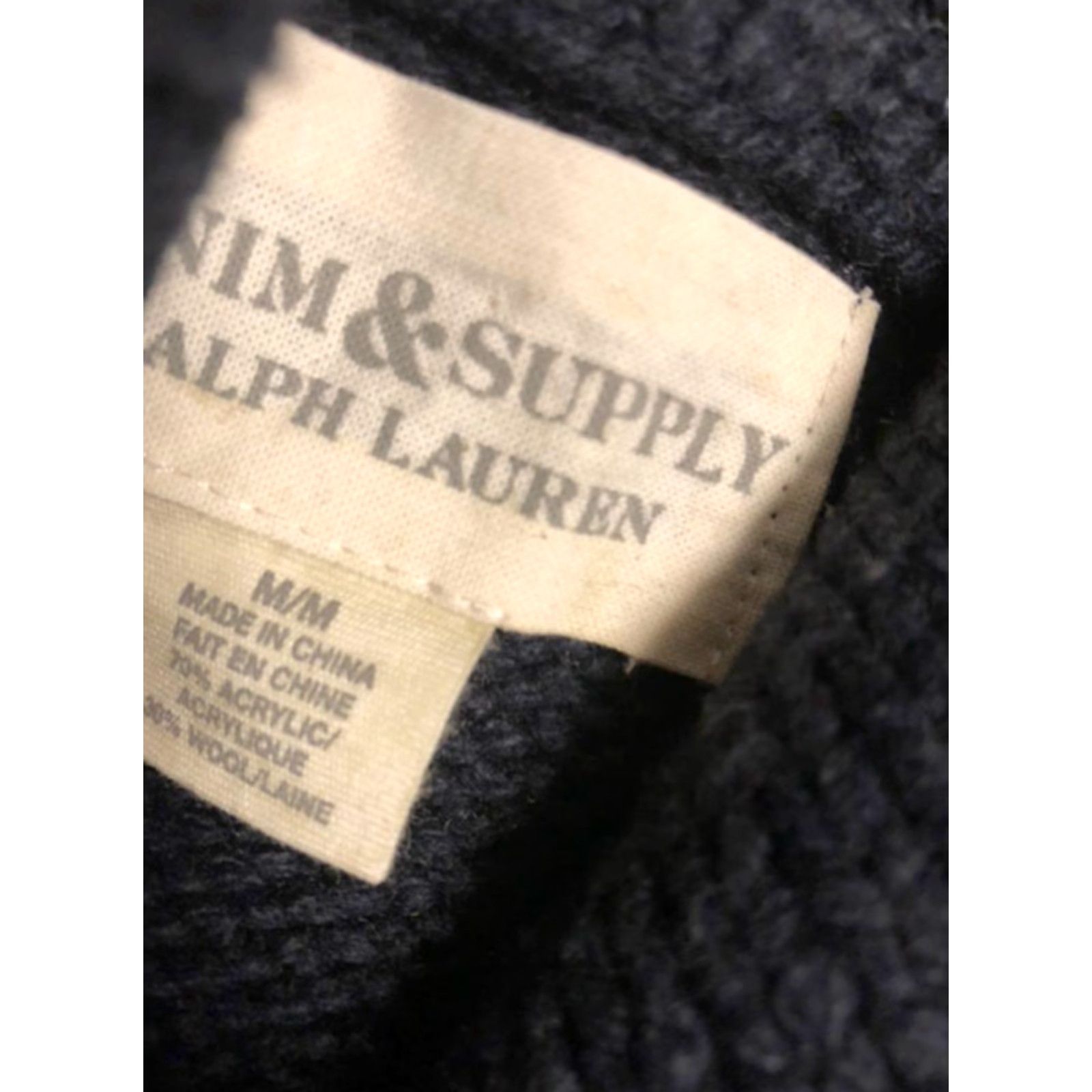 Ralph Lauren DENIM & SUPPLY Ralph Lauren Cardigan Men's L Size Black White Used from Japan Cardigan Mens L Black White Knit Graphic Print Vintage? Size US L / EU 52-54 / 3 - 4 Thumbnail