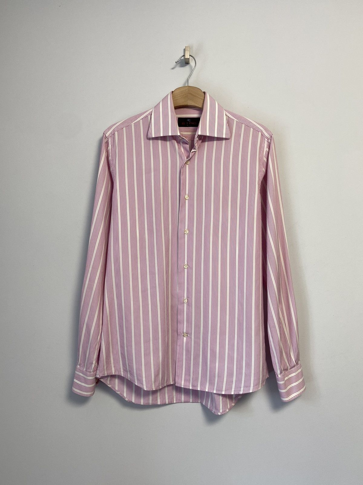 Etro Etro Milano Button Up Shirt Pink Size US L / EU 52-54 / 3 - 1 Thumbnail