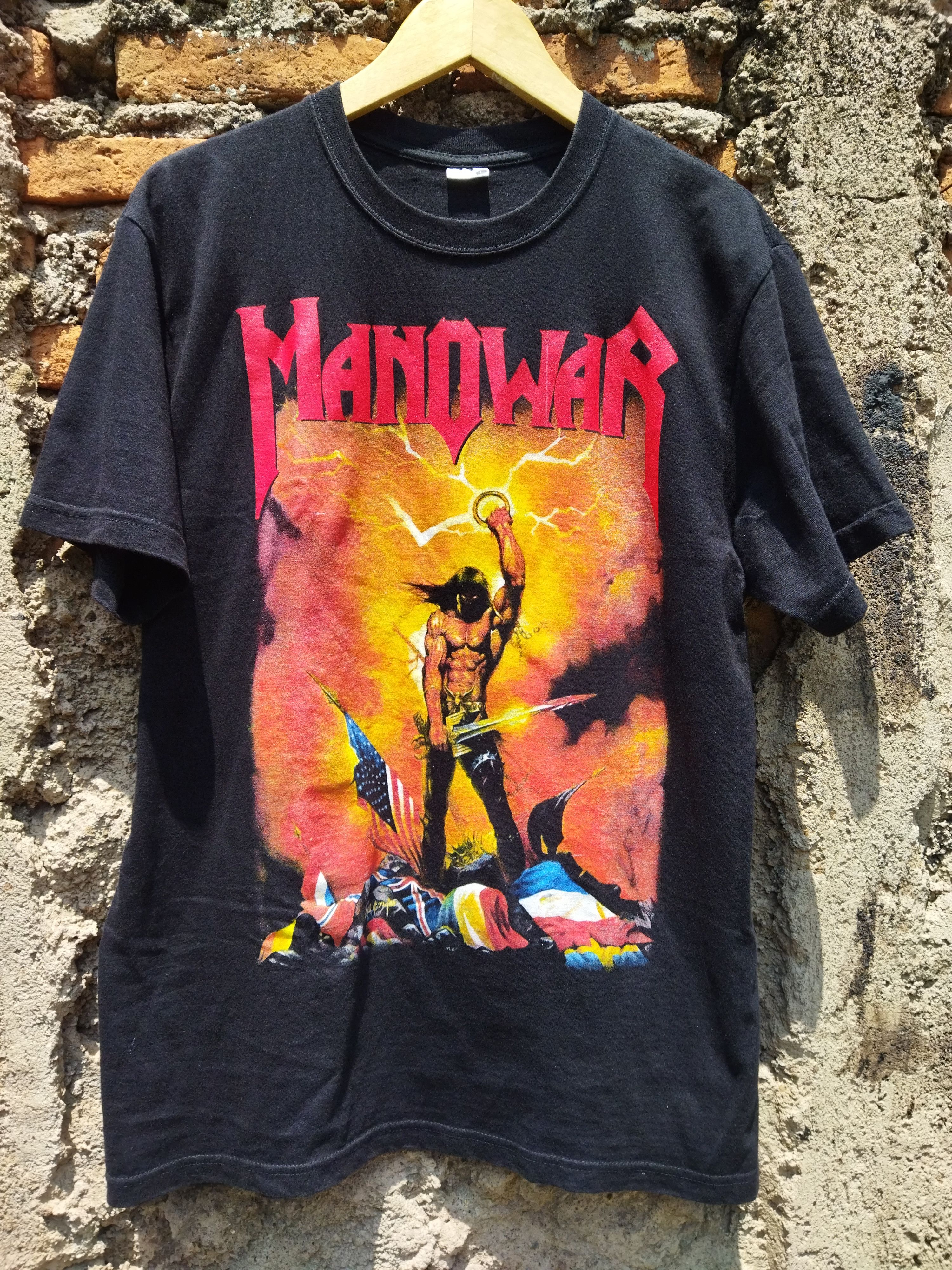 Band Tees MANOWAR Kings of metal Size US L / EU 52-54 / 3 - 1 Thumbnail
