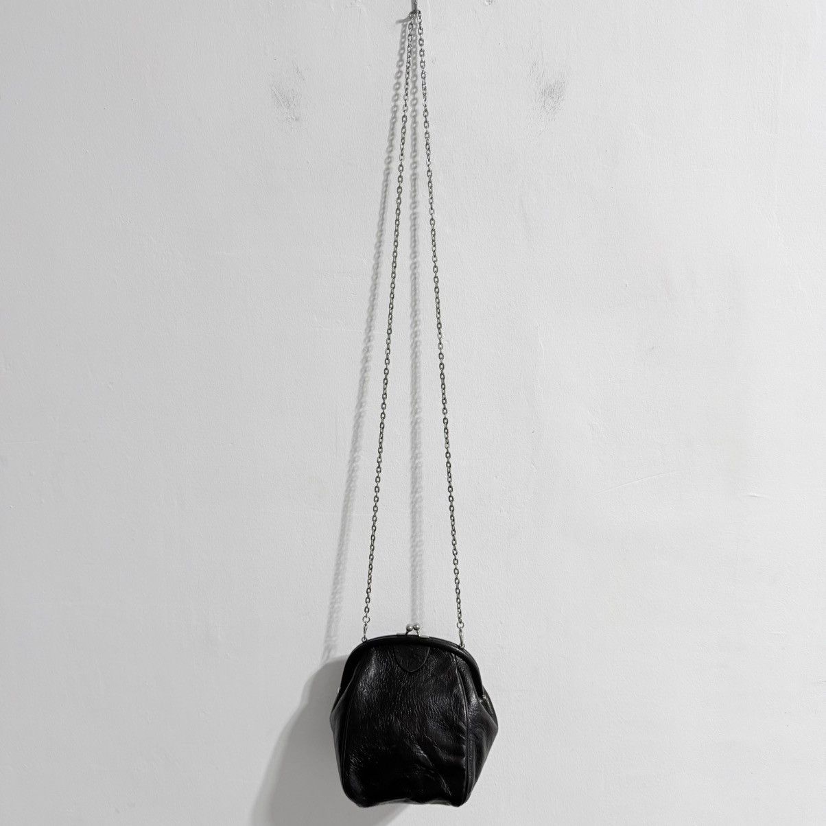Yohji Yamamoto Yohji Yamamoto - Y’s Kisslock Chain Leather Bag Size ONE SIZE - 3 Thumbnail
