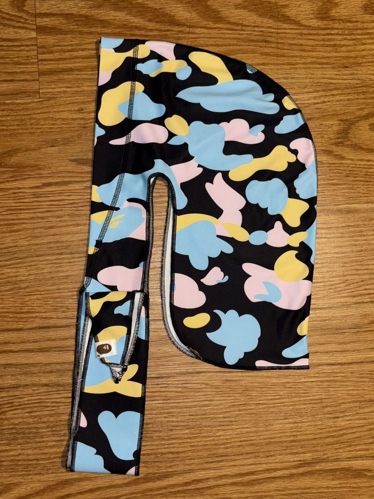 Bape “Black Cotton Candy Camo” Durag