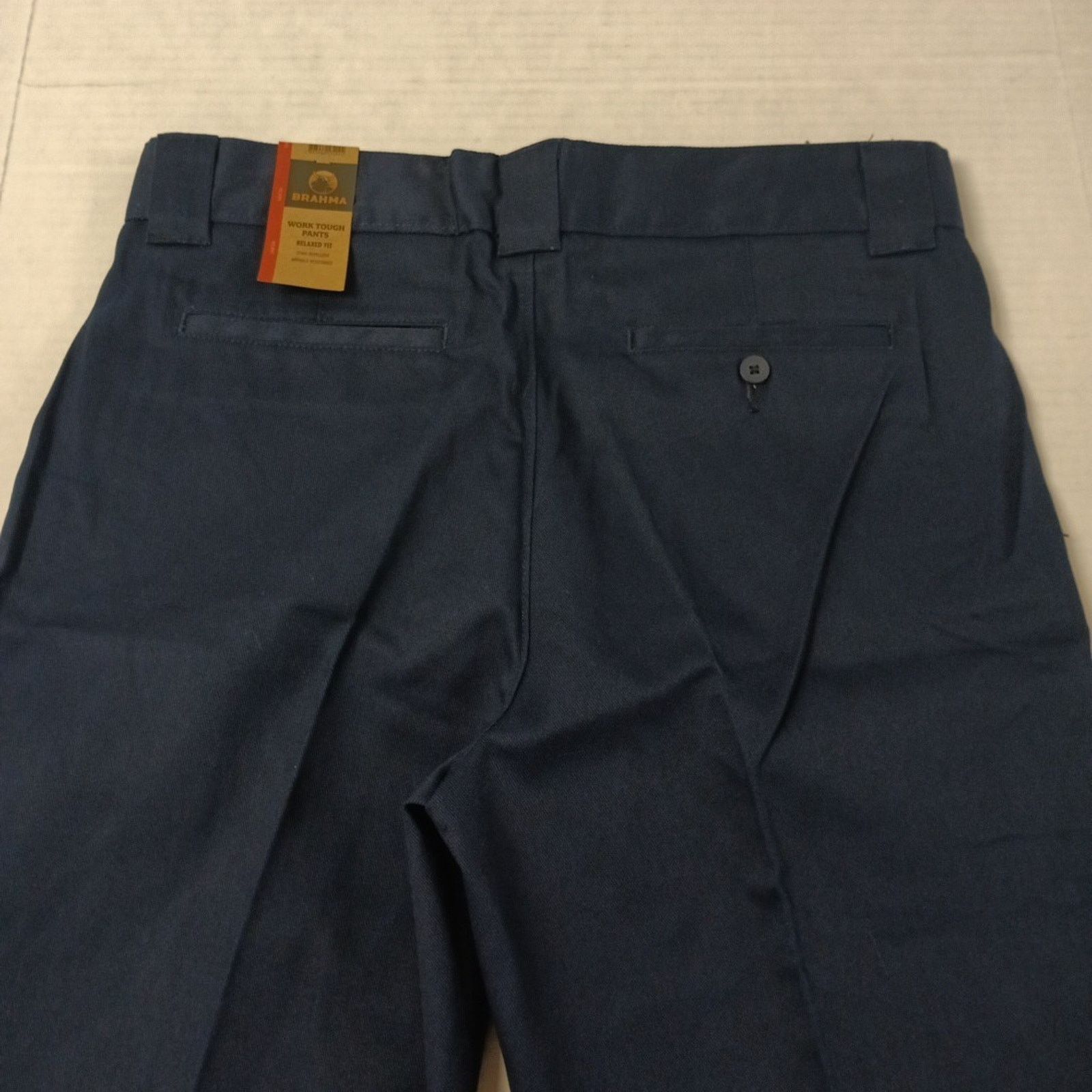 Other Brahma Men's Work Tough Pants Size 34x34 Blue Relaxed Fit Size US 34 / EU 50 - 7 Thumbnail