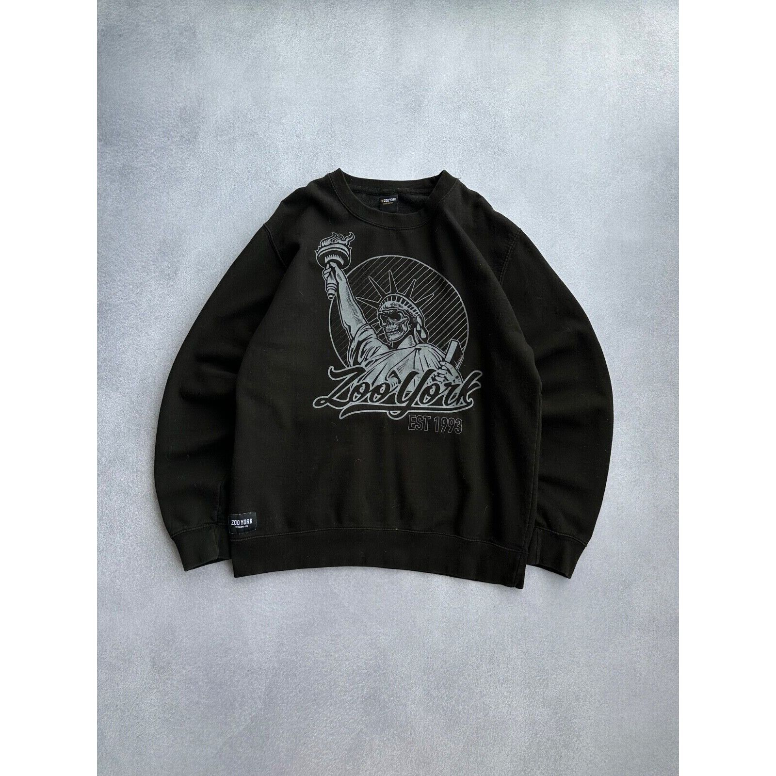 Zoo York VTG Zoo York Men’s Liberty Skull Sweatshirt Size US L / EU 52-54 / 3 - 1 Thumbnail