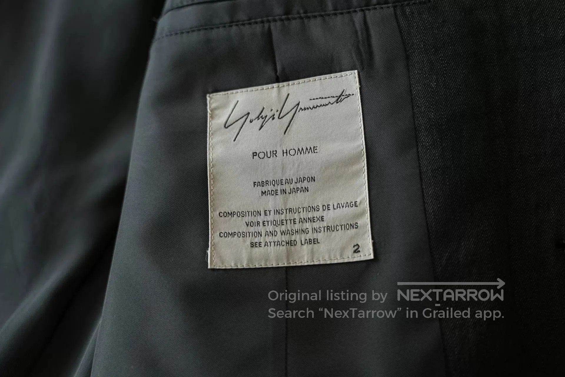 Yohji Yamamoto Yohji Yamamoto Butterfly Embroidered Jacket. Size US S / EU 44-46 / 1 - 8 Thumbnail