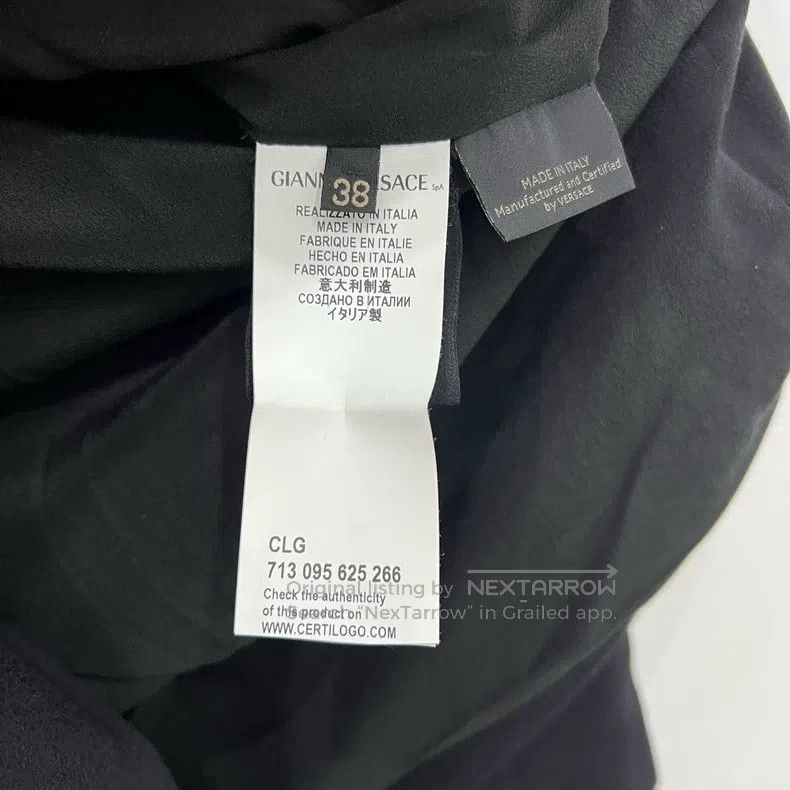 Versace Versace Black double-breasted blazer Size 38S - 4 Thumbnail