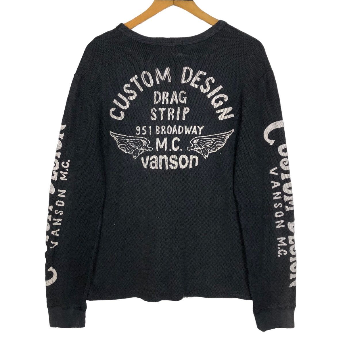 Vanson Leathers Vintage Vanson Cottons Crewneck Sweatshirt Pullover Big Logo Size US S / EU 44-46 / 1 - 1 Thumbnail