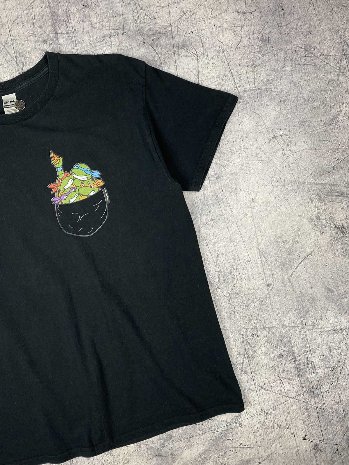 Vintage Vintage 90s teenage mutant ninja turtles Tee T shirt Size US L / EU 52-54 / 3 - 4 Thumbnail