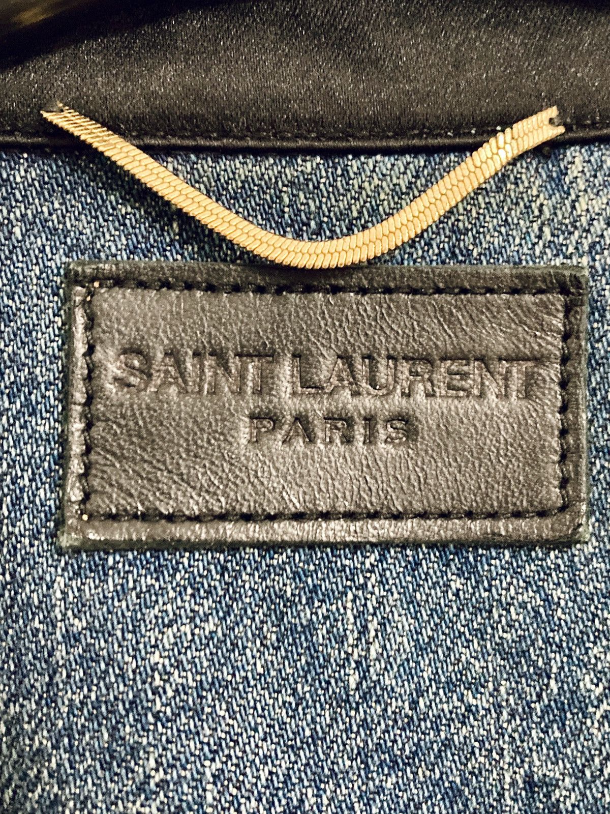 Saint Laurent Paris Saint Laurent Paris by Hedi Slimane 16SS Runway Denim Vest Size M / US 6-8 / IT 42-44 - 8 Thumbnail