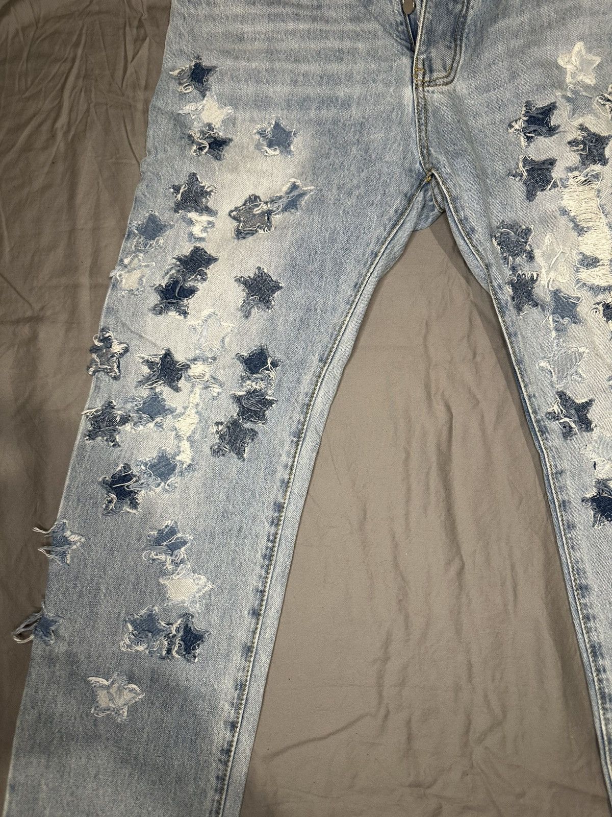 MNML Star embroidered Jeans Size US 36 / EU 52 - 3 Thumbnail