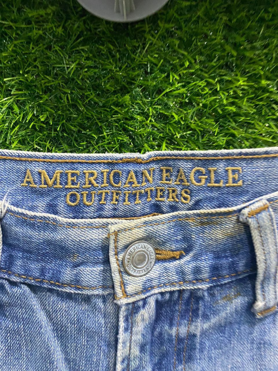 American Eagle Outfitters × Vintage Vintage American Eagle Denim Cropp Pants Size US 33 - 5 Thumbnail