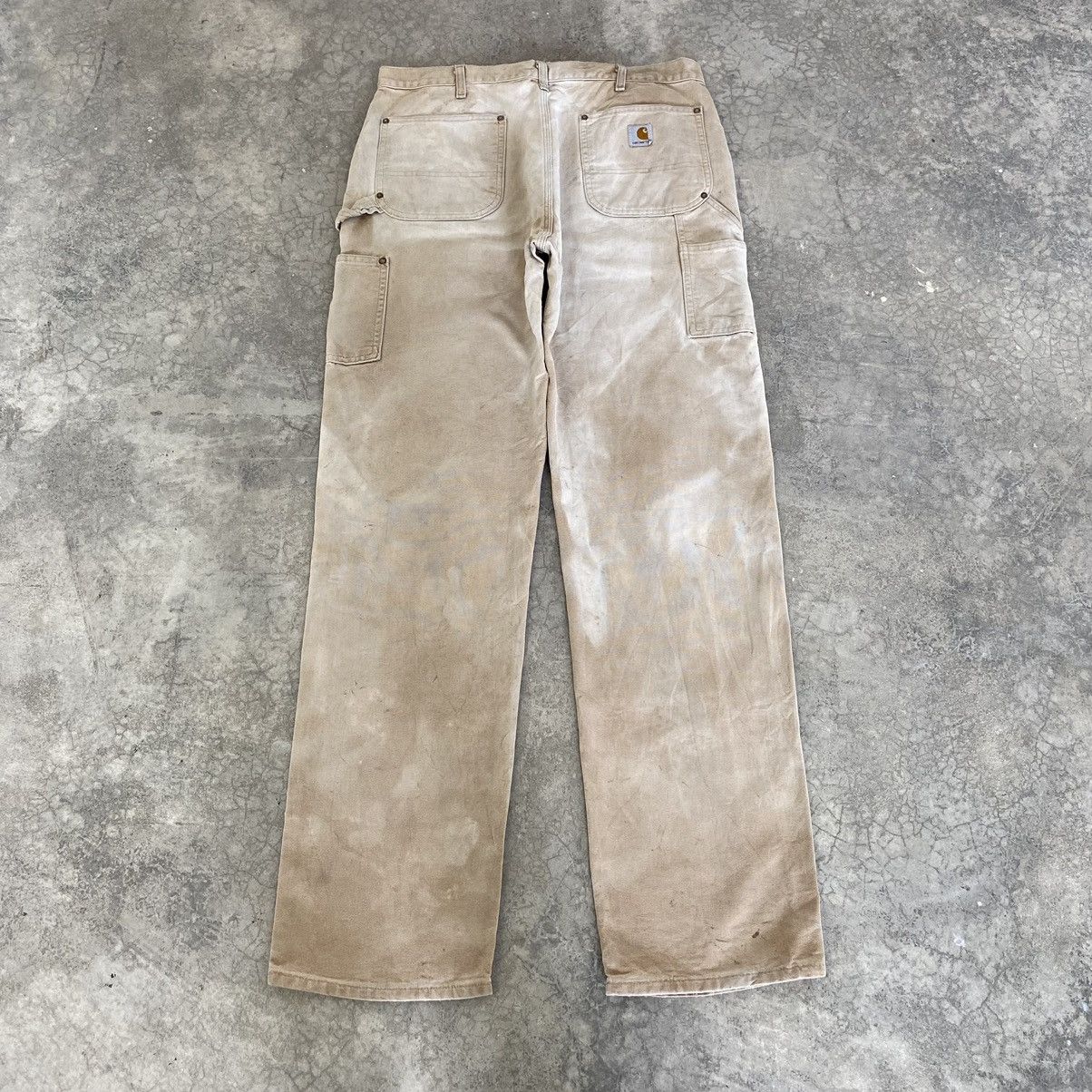 Carhartt VTG Carhartt Double Knee Faded Dirty Carpenter Pants Size US 36 / EU 52 - 16 Thumbnail