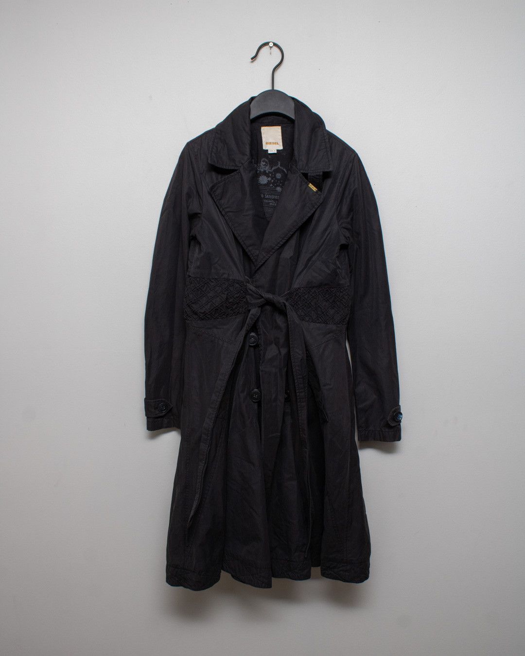 Diesel Black Gold Diesel Black Gold Vintage Double-Breasted Trench Coat Size M / US 6-8 / IT 42-44 - 1 Thumbnail