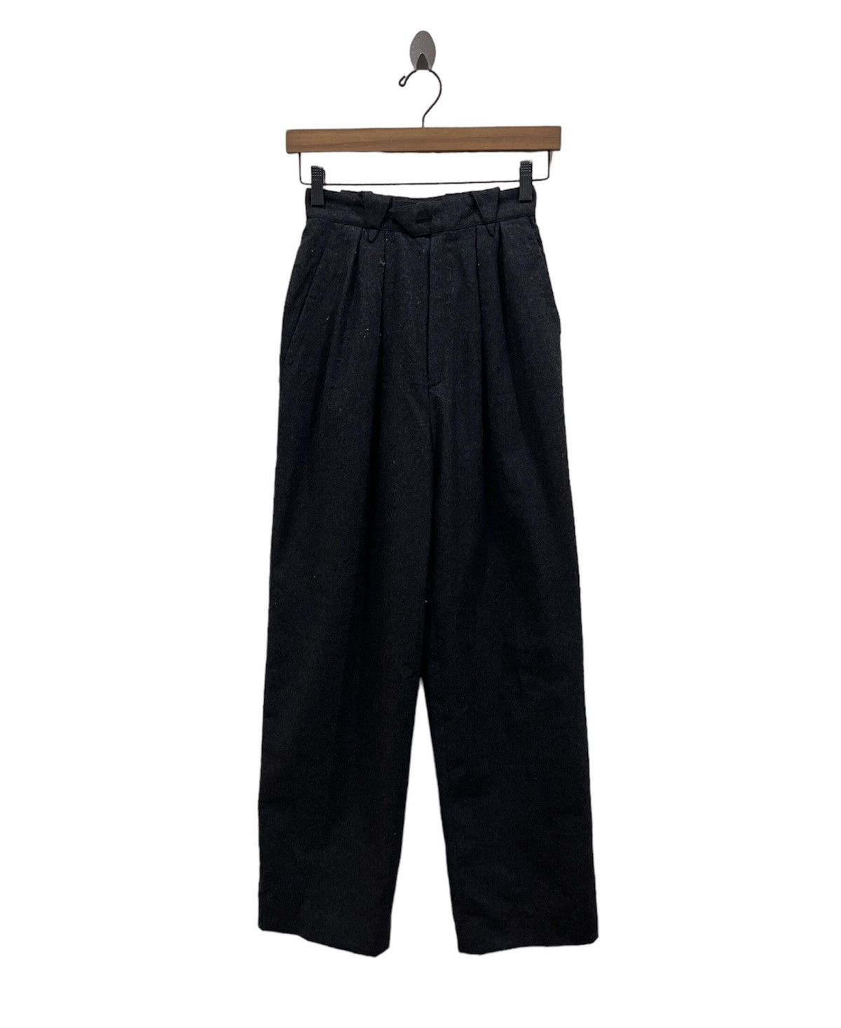 image of Thierry Mugler Edition Paris Wool Baggy Pant in Mix, Women's (Size 23)