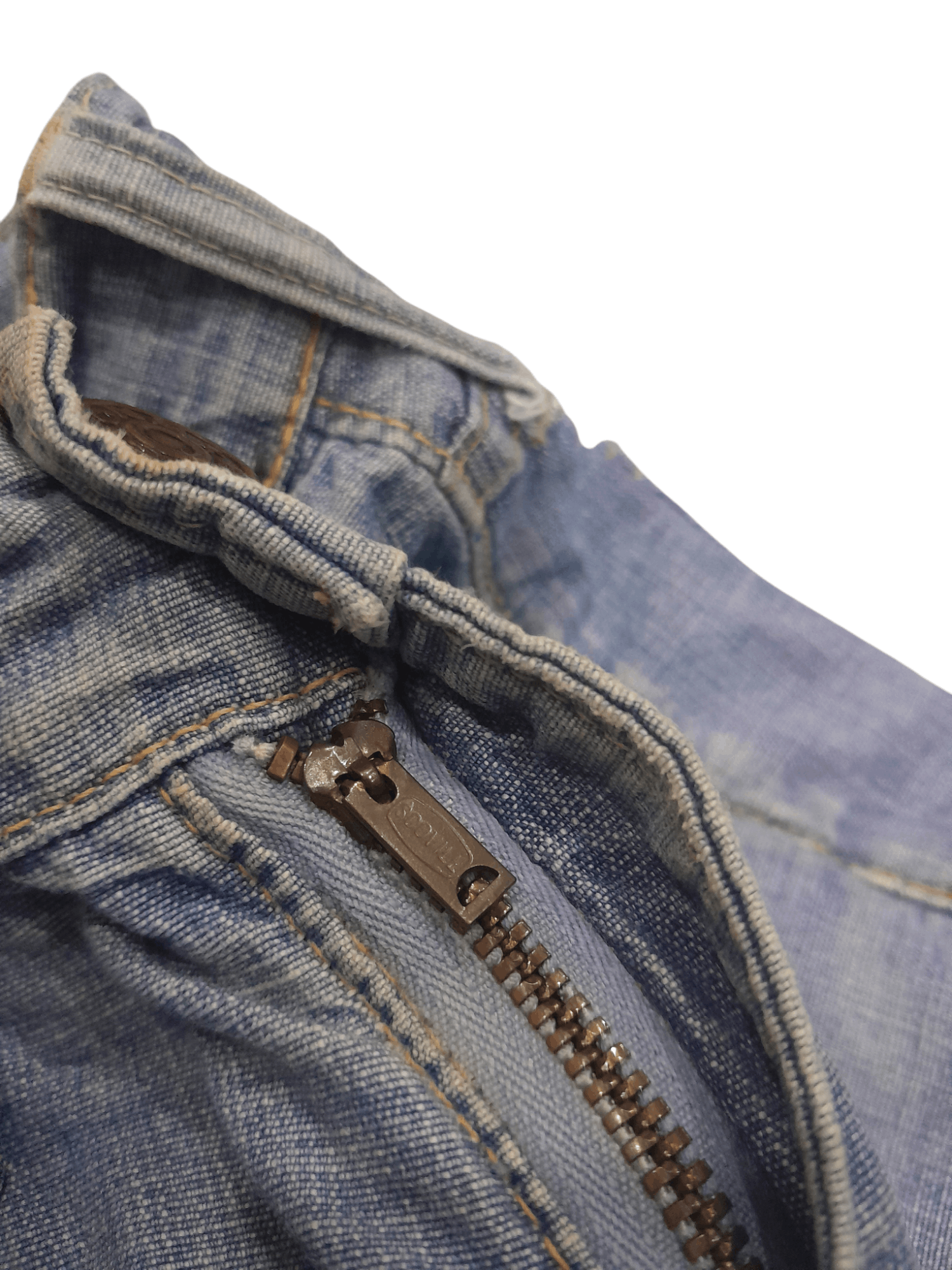 Japanese Brand 70s Big Stone Scovill Flare Denim (F527) W26 Size US 26 / EU 42 - 8 Thumbnail