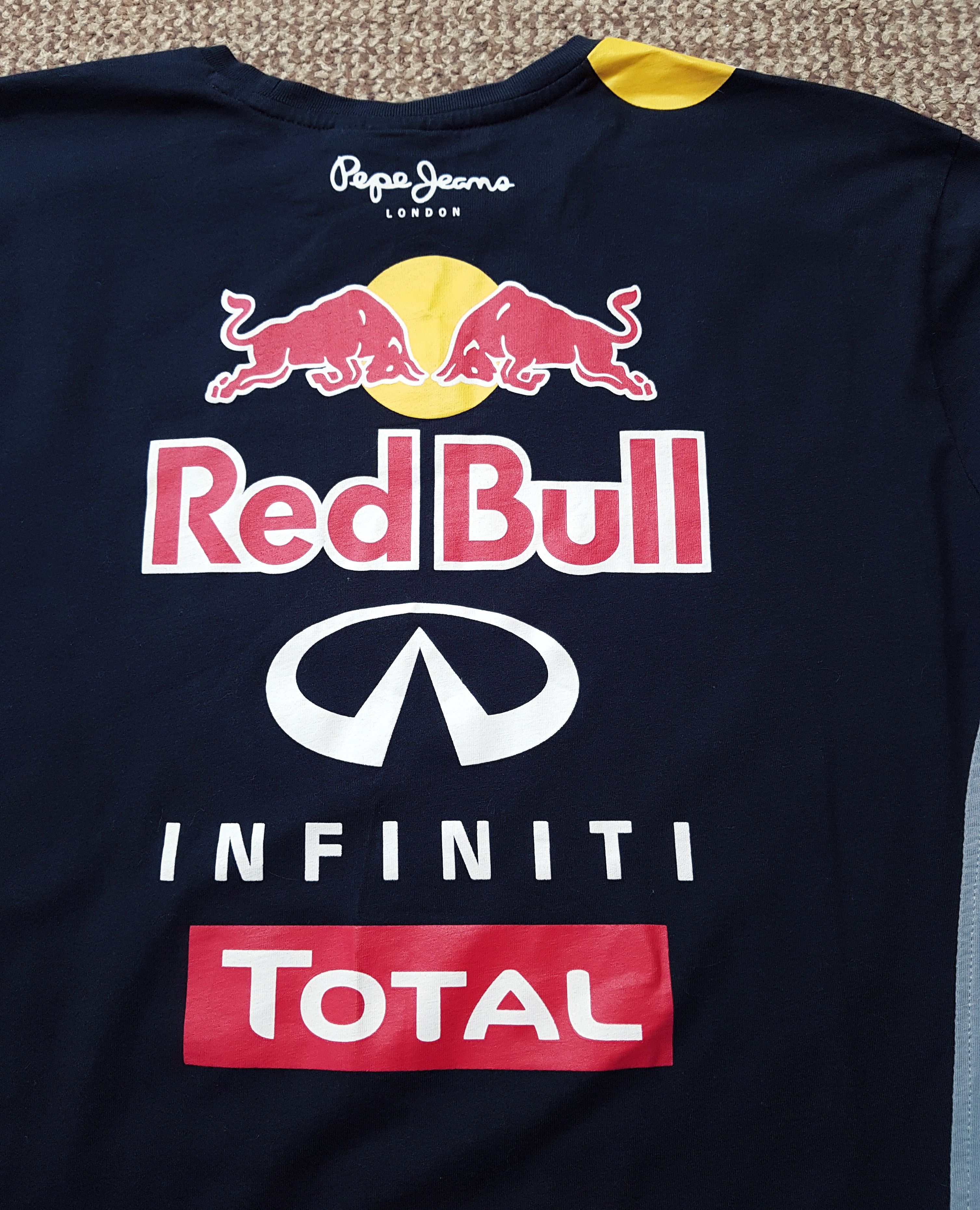 Pepe Jeans Infiniti Red Bull Racing Pepe Jeans Red Bull F1 Team T Shirt Size US L / EU 52-54 / 3 - 9 Thumbnail