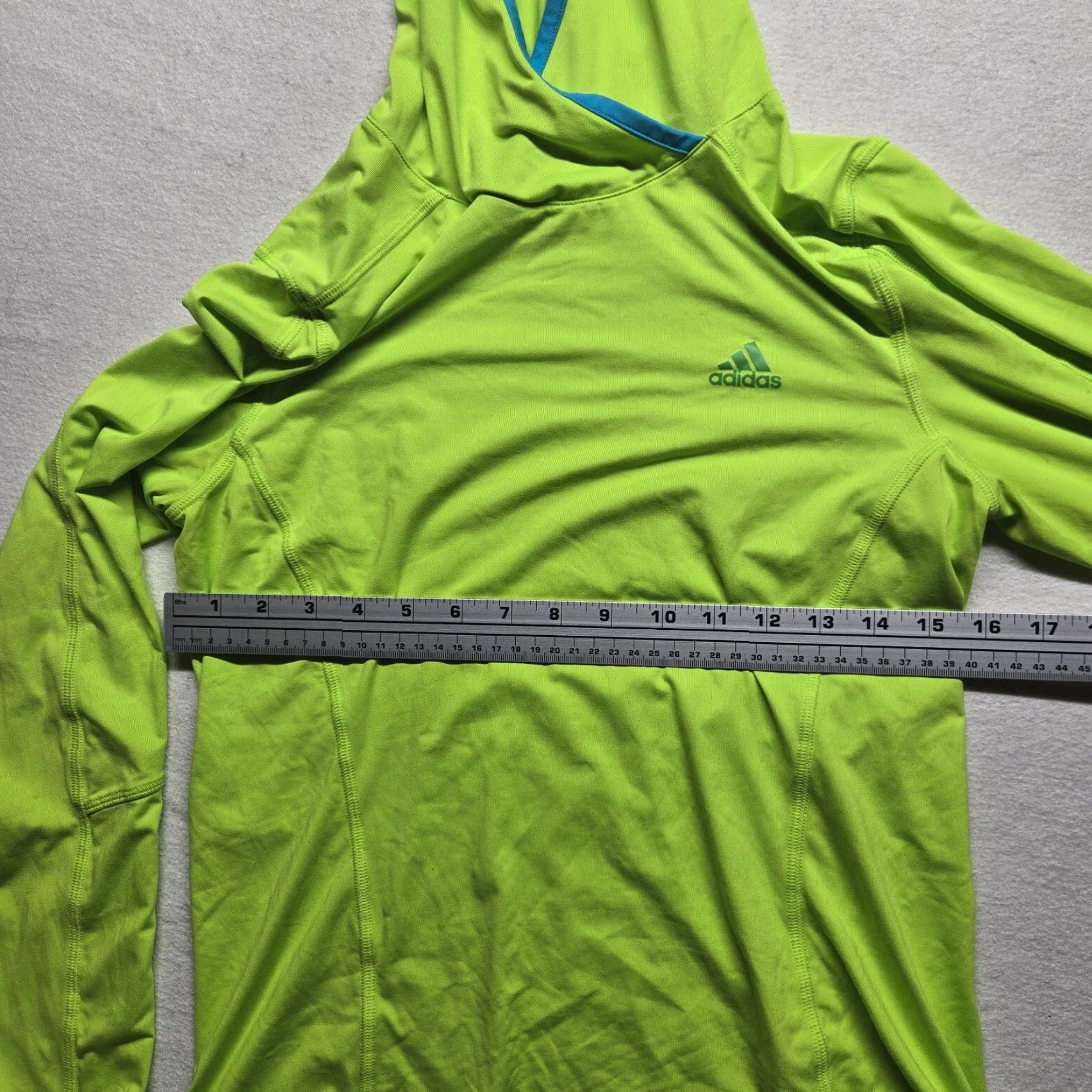 Adidas adidas Marathon 10 Climalite Green Lightweight Sweatshirt Women's Size S Small Shirt Climalite Running & Jogging Womens Green 90s? Size S / US 4 / IT 40 - 4 Thumbnail