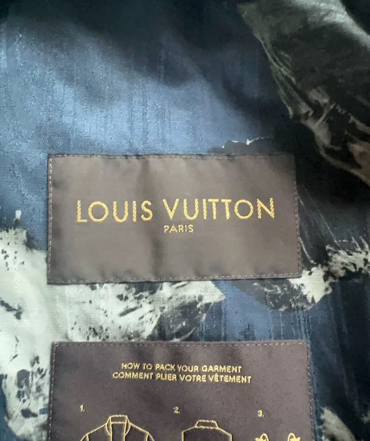 Louis Vuitton LOUIS VUITTON Oil Ink Zipper Jacket Hoodie Size US M / EU 48-50 / 2 - 8 Thumbnail