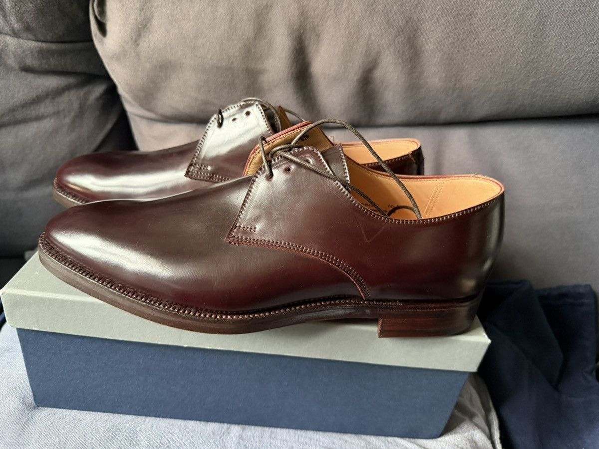 Brooks Brothers Brooks Brothers Peal & Co. Horween Cordovan Bluchers Shoes Size US 10 / EU 43 - 3 Thumbnail