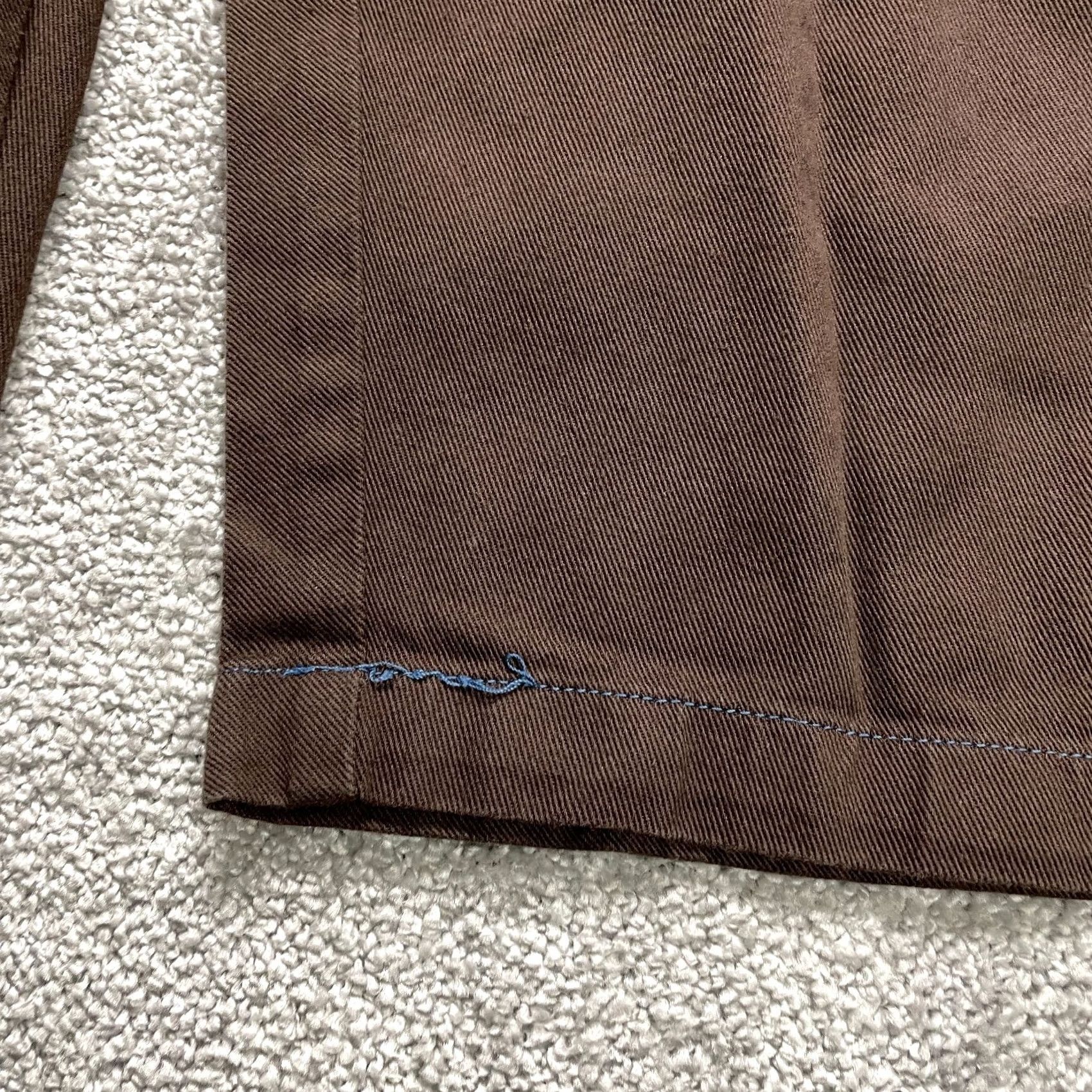 Vintage Unbranded Pants Womens Plus 40 Brown Classic Fit Straight Ladies Slacks 40x31 Size 27" / US 4 / IT 40 - 3 Thumbnail