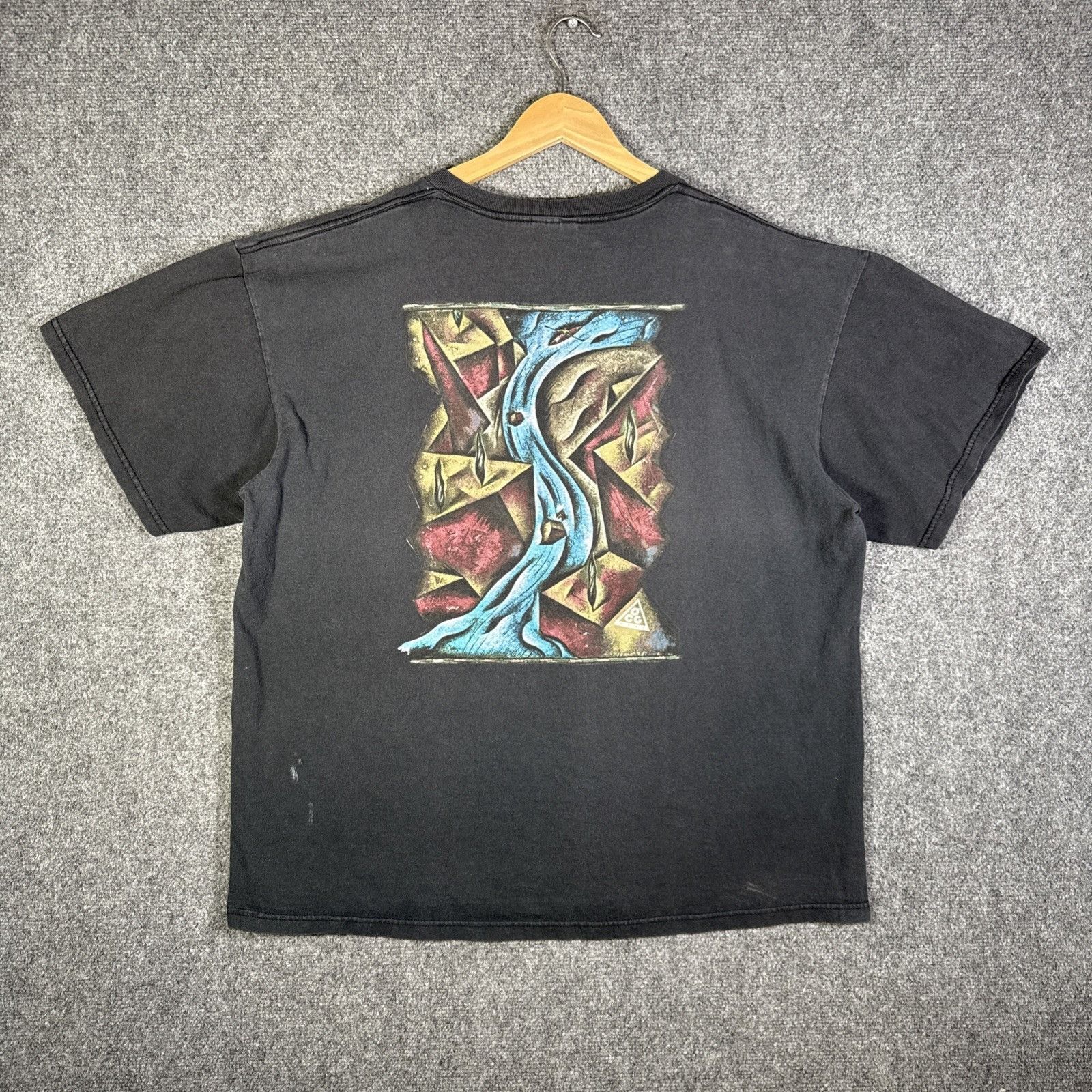 Nike ACG Vintage Nike ACG Shirt Mens XL Black SpellOut 90s All Condit Size US XL / EU 56 / 4 - 1 Thumbnail