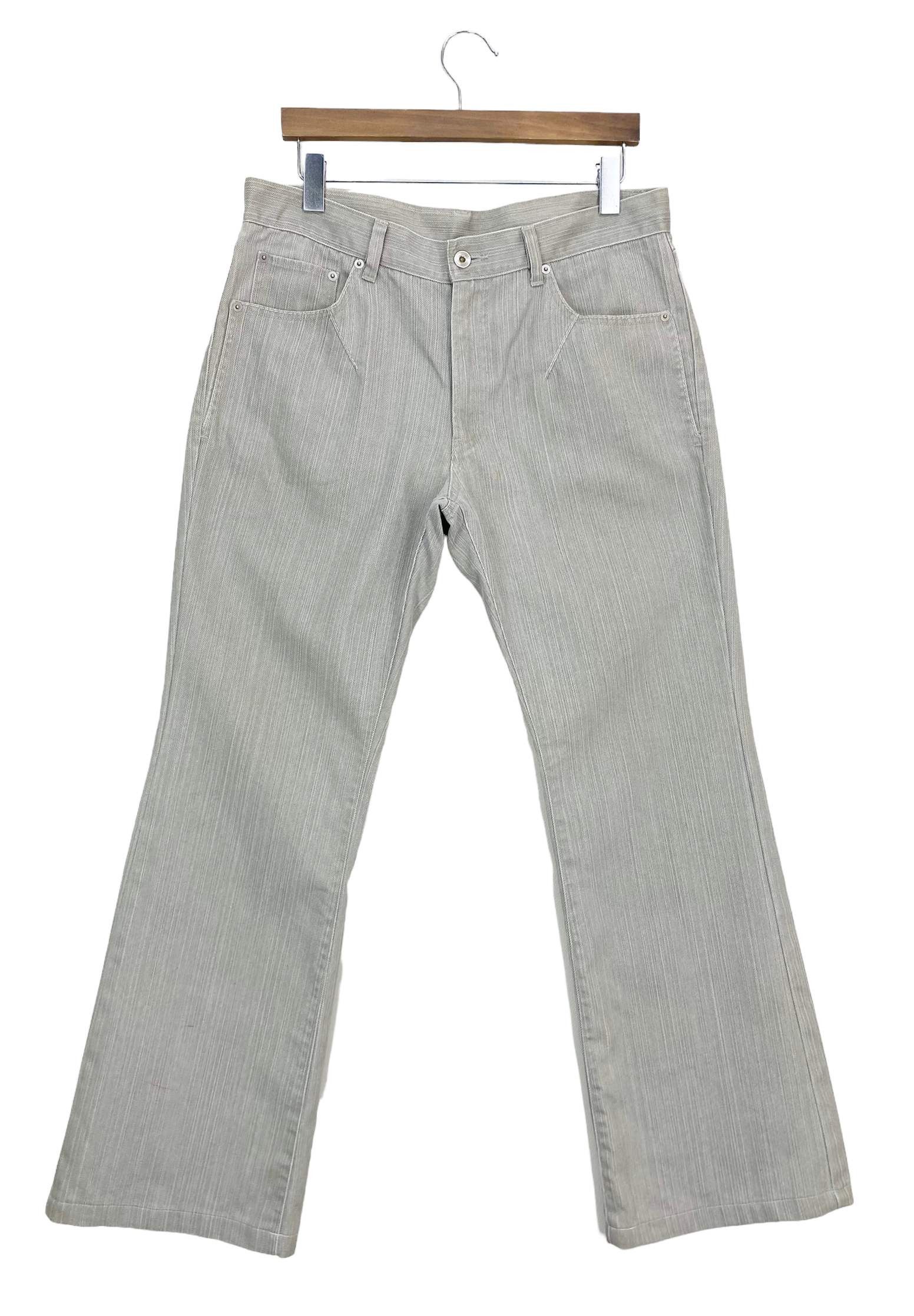 Japanese Brand Takaiq Pants Stripes Pants Japanese Brand Size US 34 / EU 50 - 1 Thumbnail