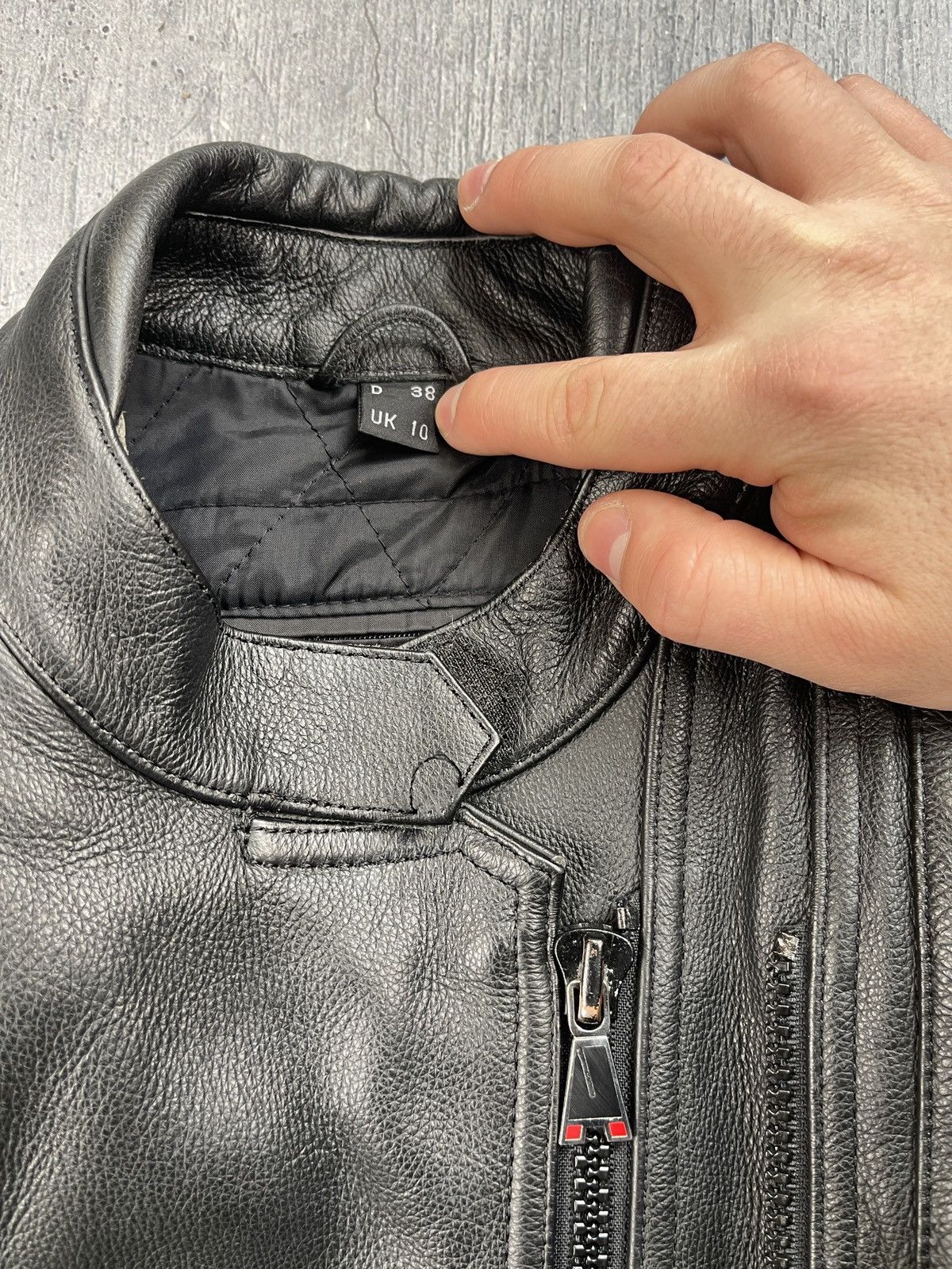 Vintage Akito Leather Racing Jacket Moto Black Size 54 Size US S / EU 44-46 / 1 - 8 Thumbnail