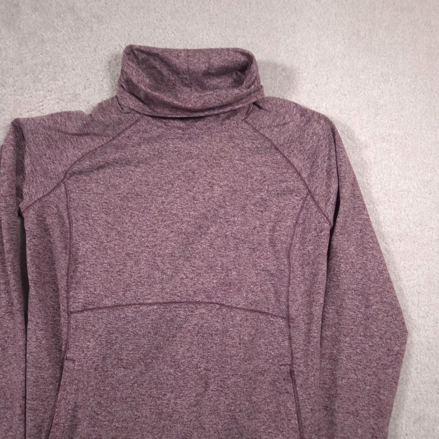 Duluth Trading Company Duluth Trading Co Sweatshirt Womens L Purple Cowl Neck Tunic Pullover Pockets Raglan Sleeve Knit Stretch Long Sleeve Casual Winter VINTAGE: No? Size L / US 10 / IT 46 - 3 Thumbnail
