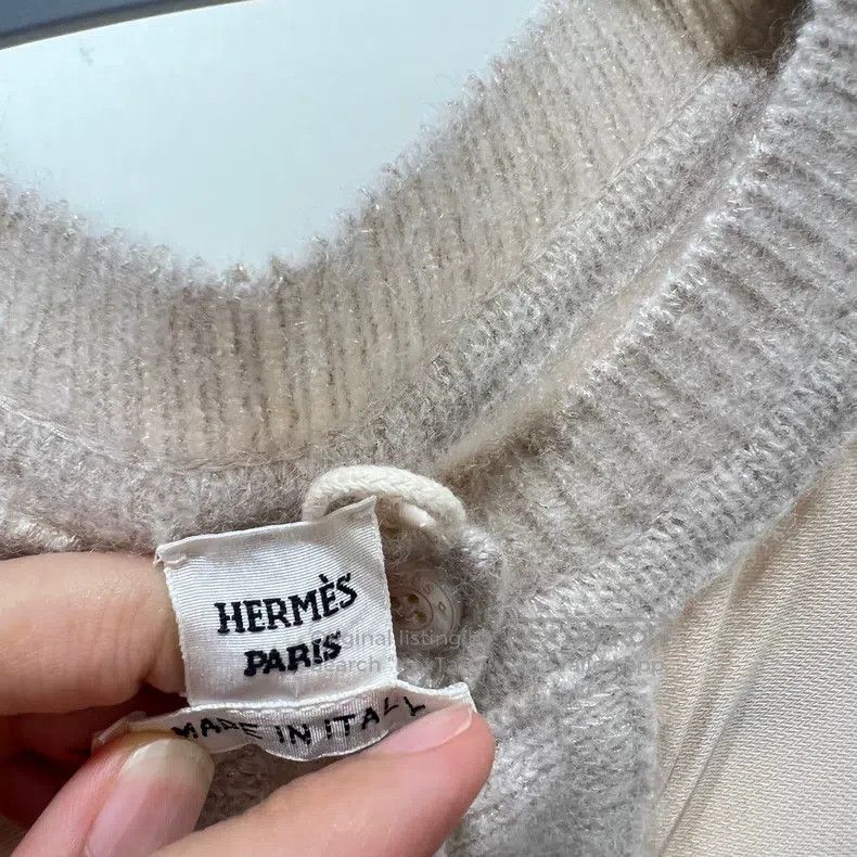 Hermes Hermes Silk Patch Printed Short Sleeve Cardigan Size XXS / US 00 / IT 34 - 3 Thumbnail