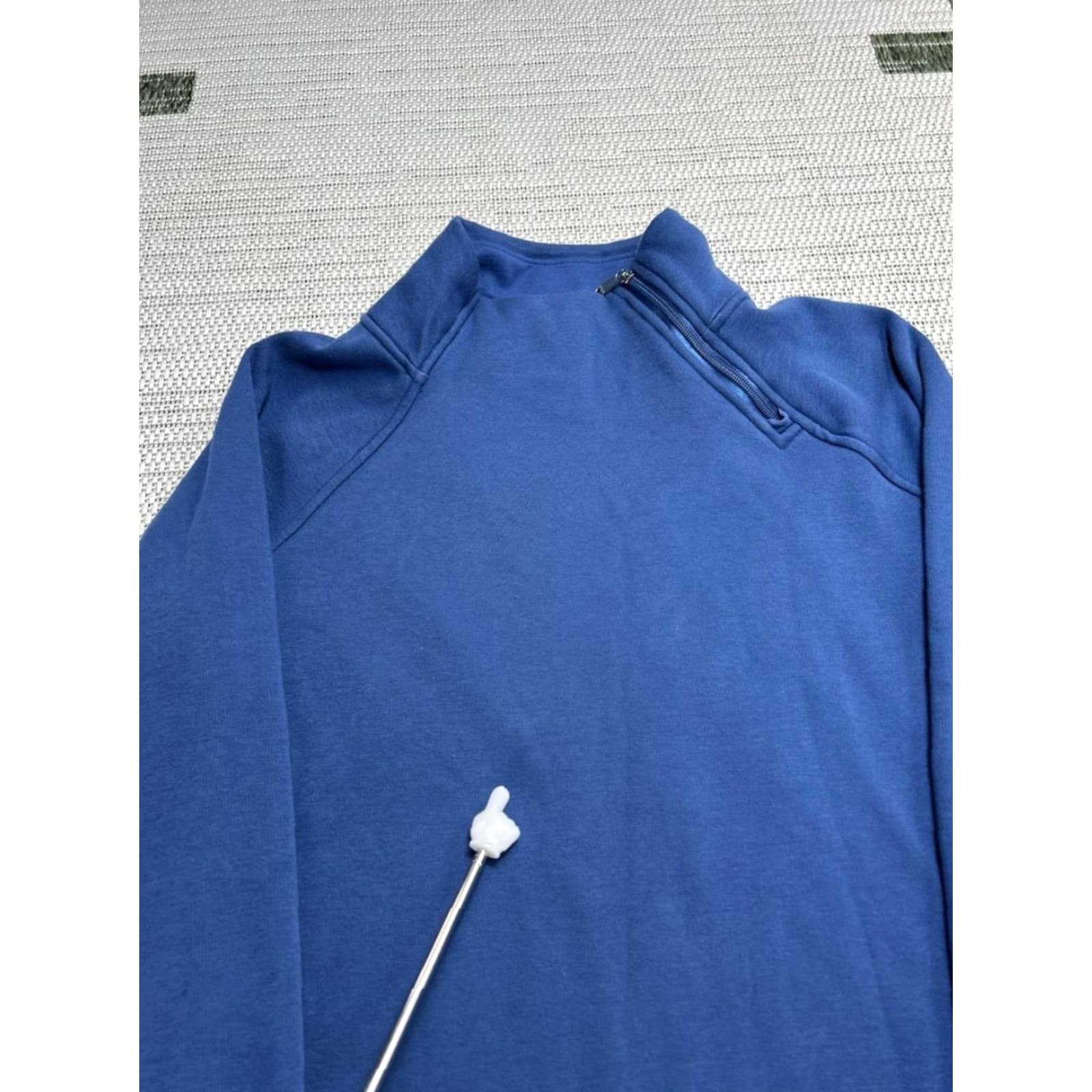 Athleta Athleta Sweatshirt Dress Women S Blue Cozy Karma Pocket Zip Funnel Neck Casual Modern Size S / US 4 / IT 40 - 4 Thumbnail