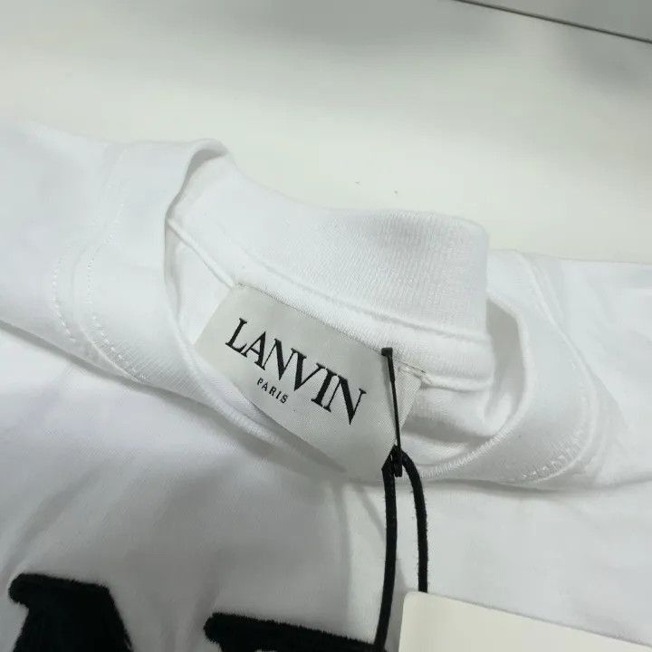 Lanvin Lanvin SS22 Printed Letter Short Sleeve T-Shirt -2507 Size US L / EU 52-54 / 3 - 5 Thumbnail