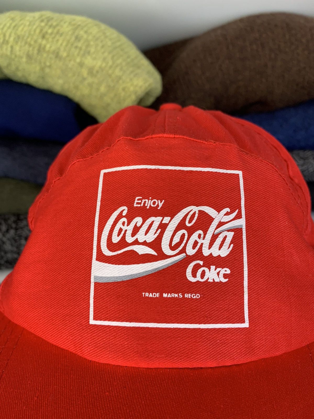 Vintage Vintage Coca Cola Coke Cap Hat Size ONE SIZE - 8 Thumbnail