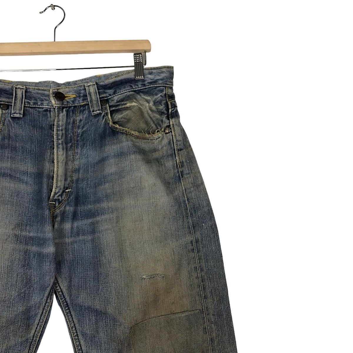 Japanese Brand 🔥VINTAGE SELVEDGES DENIM JEANS LEE USA Size US 34 / EU 50 - 6 Thumbnail