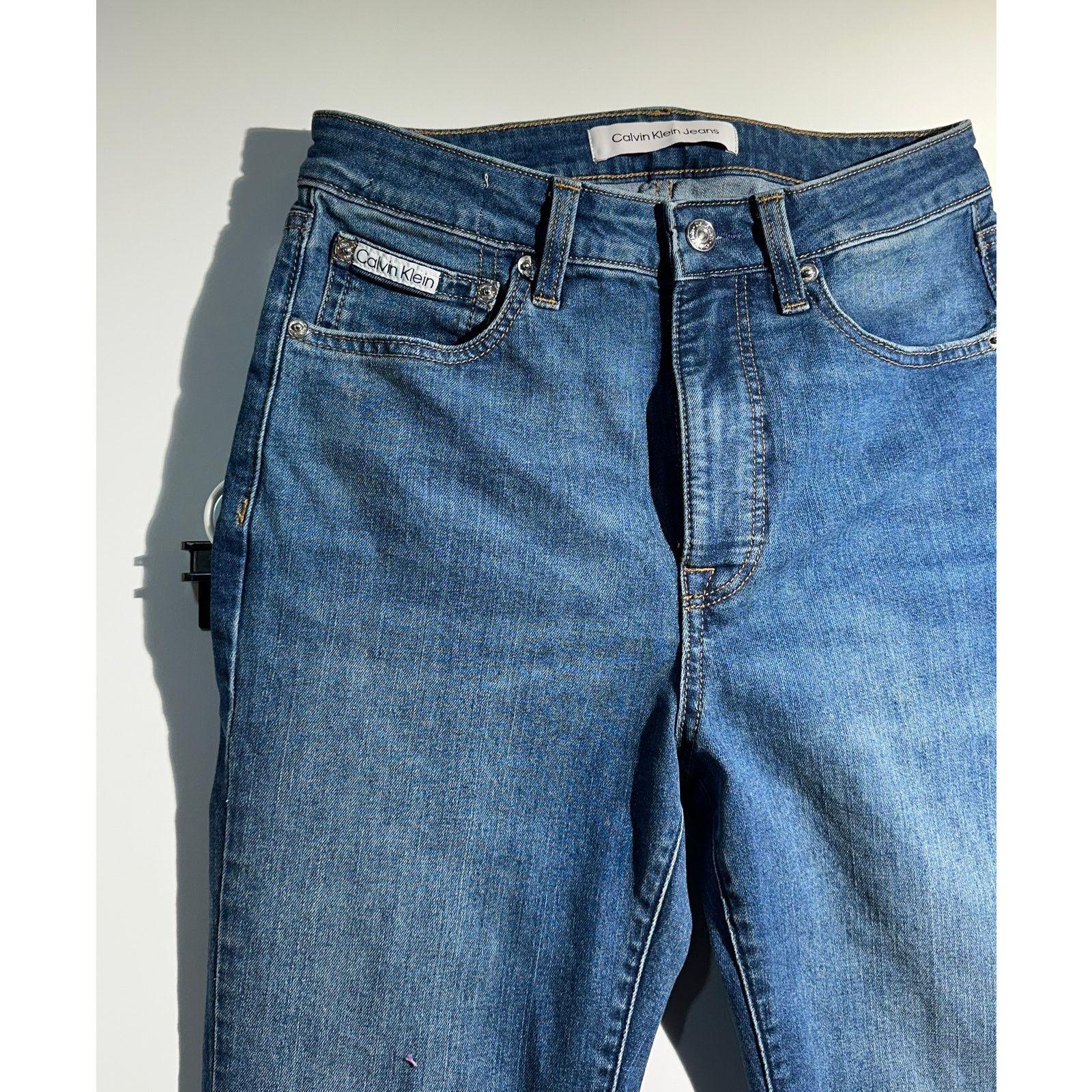 Calvin Klein NavyBlue Calvin Klein Jeans NWT Size29 HighRise skinny Ankle Size 29" - 4 Thumbnail