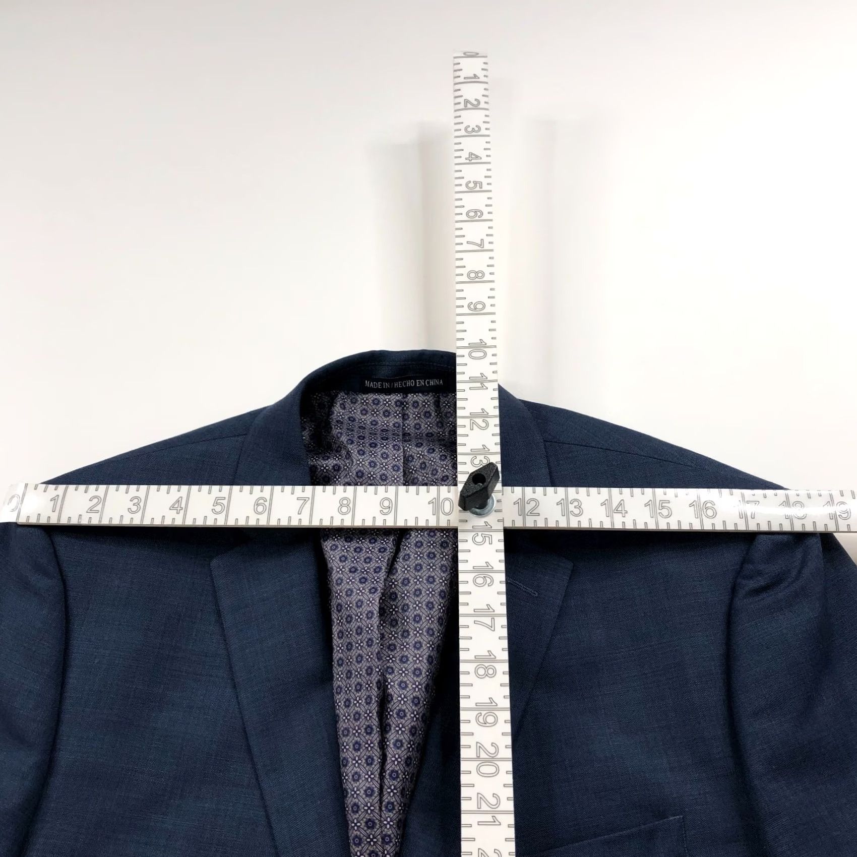 Vintage Penguin By Munsingwear Blazer Wool Blend 44R Blue Notch Lapel Double-Vented Regular Single-Breasted 2-Button Mens Jacket Coat Suit Blazer Vintage No Size 44R - 4 Thumbnail