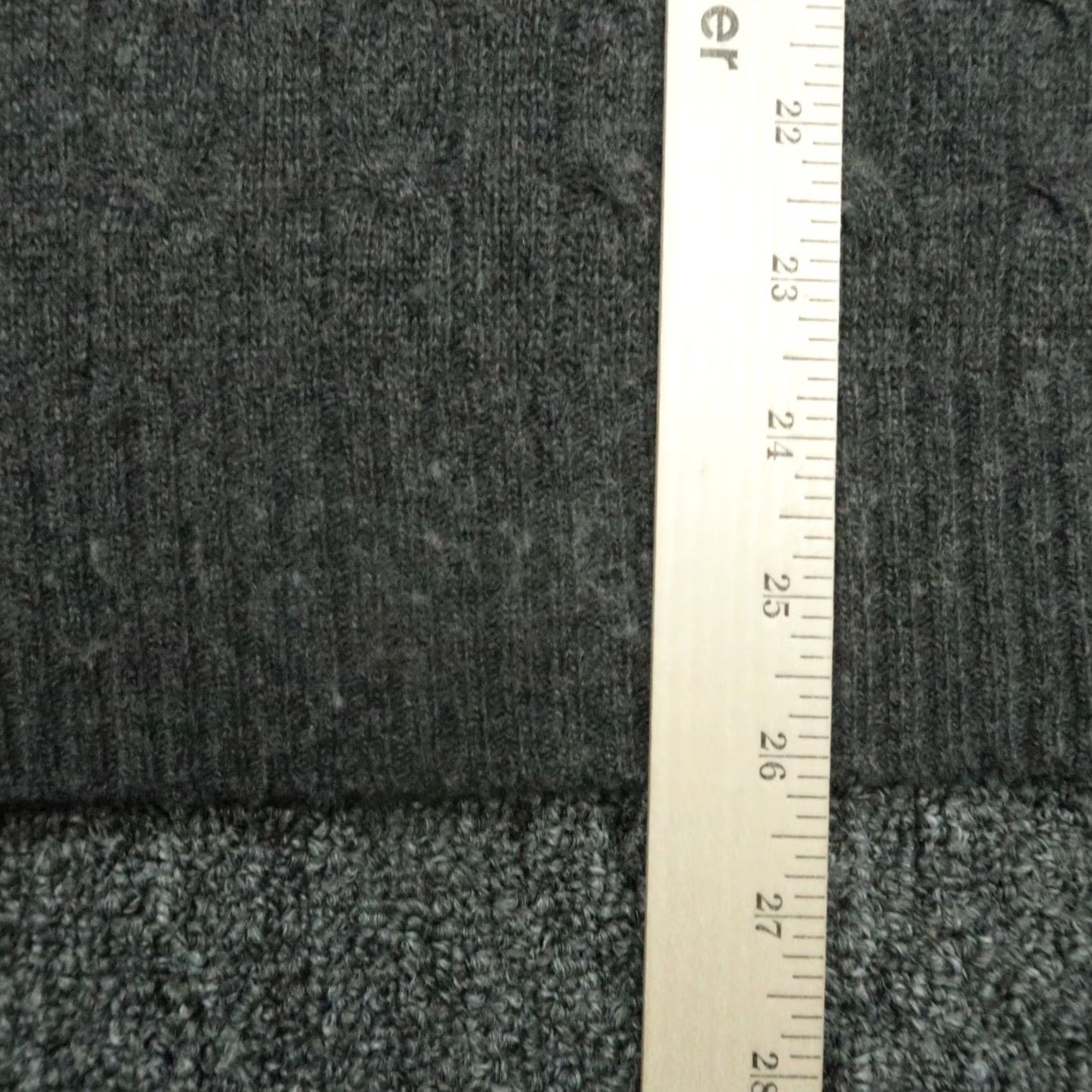 J.Crew J.CREW Sweater Mens XL Gray Wool Rabbit Hear Cashmere Pullover Crew Cable Knit Size US XL / EU 56 / 4 - 6 Thumbnail