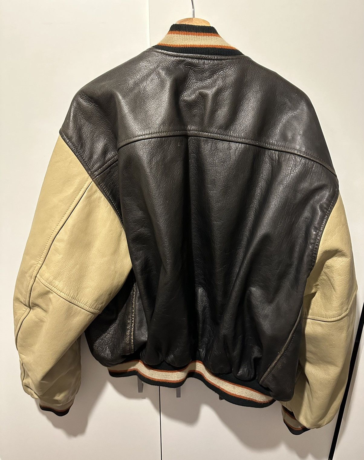 Redskins Redskins Leather Jacket Size L Lederjacke Vintage