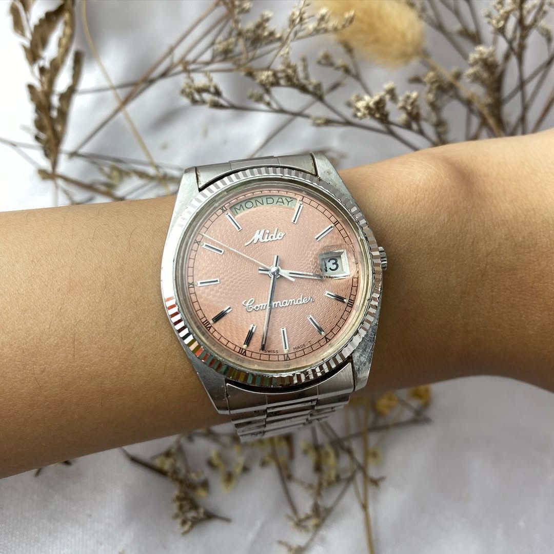 Other MIDO COMMANDER SALMON DIAL Size 38 - 6 Thumbnail
