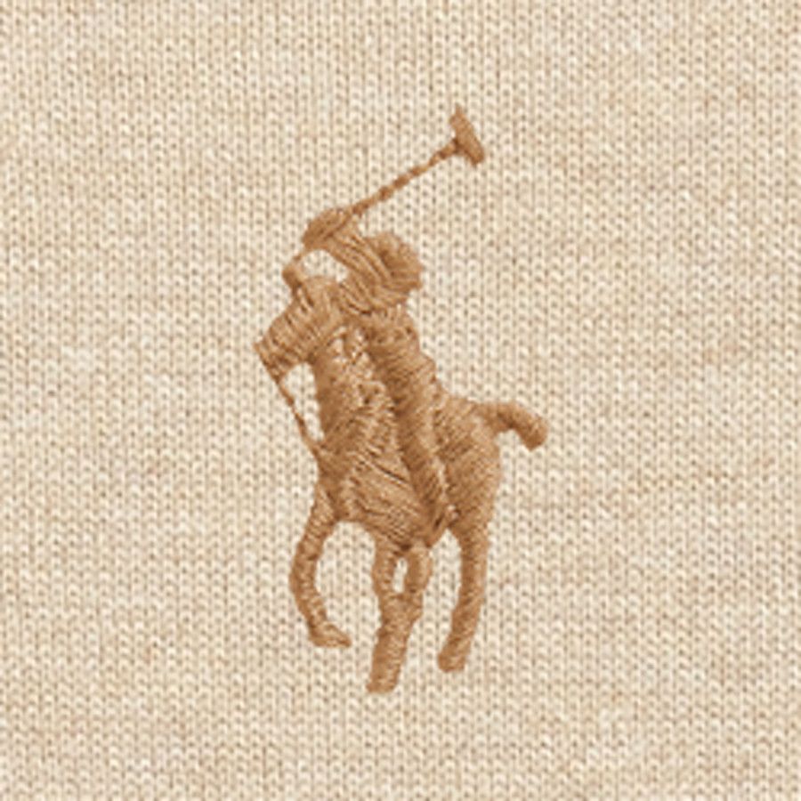 Polo Ralph Lauren o1s22i1n0125 Crewneck Cotton Sweater in Beige Size US M / EU 48-50 / 2 - 2 Thumbnail